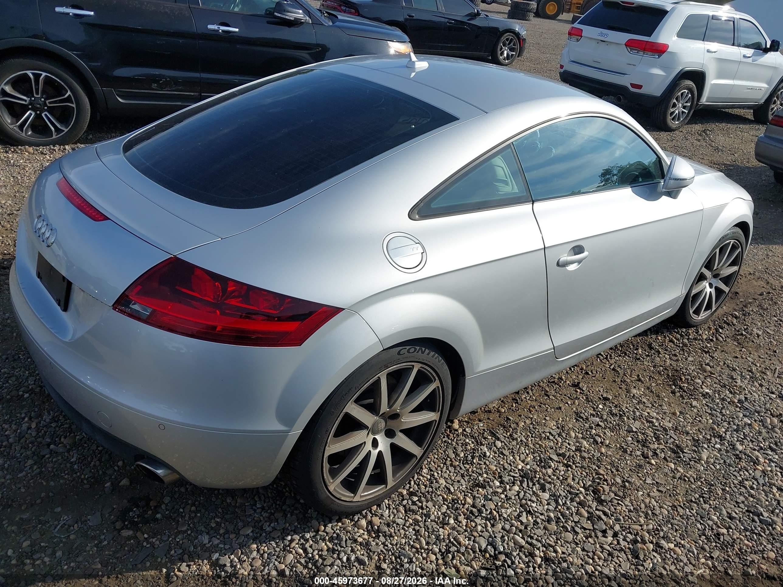 2008 Audi Tt 3.2 Серебряный vin: TRUDD38J781024487