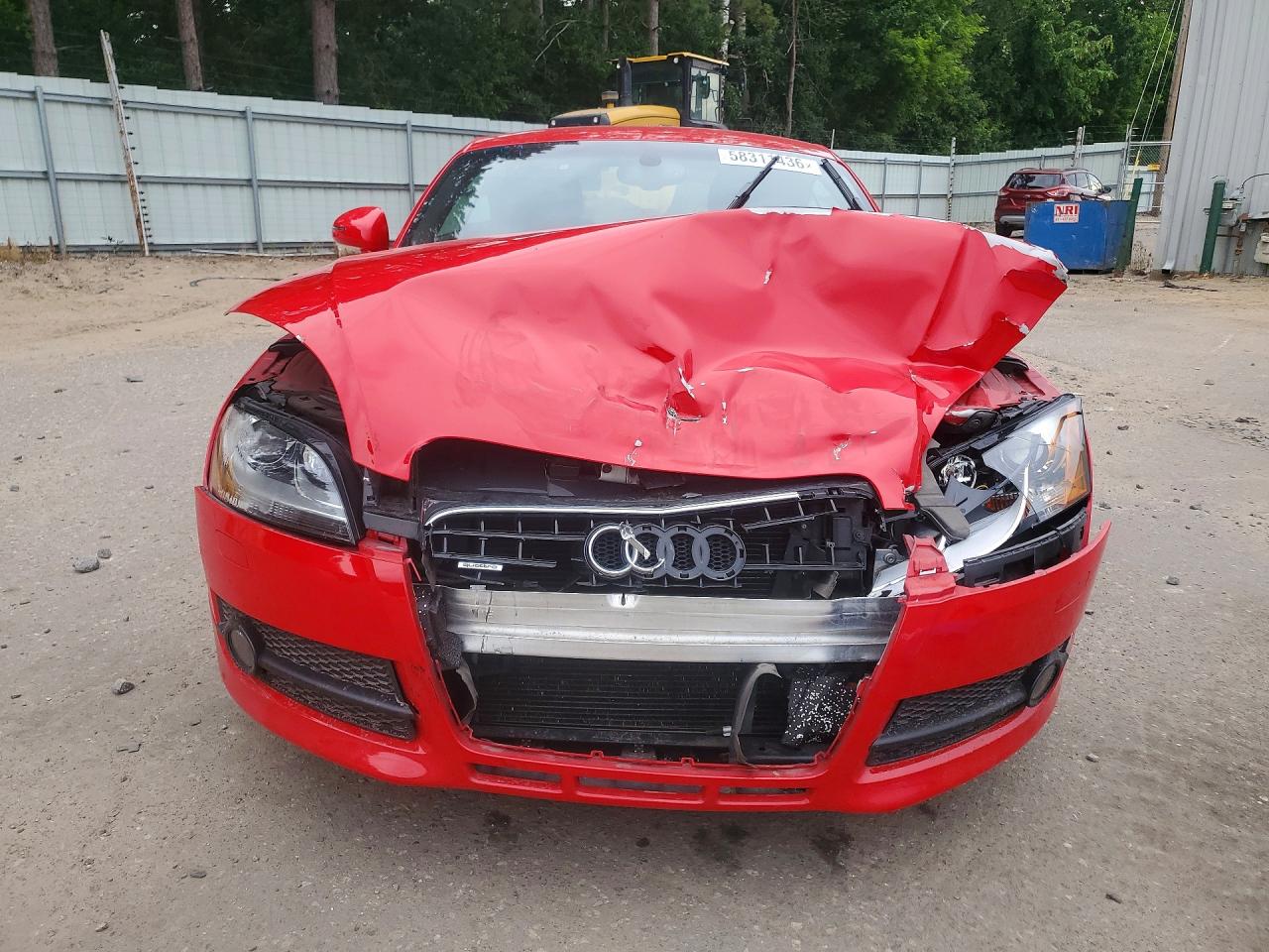 2008 Audi Tt 3.2 Quattro Red vin: TRUDD38J881004717