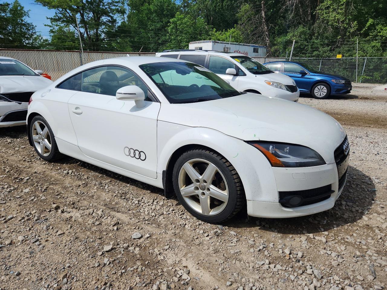 2008 Audi Tt 3.2 Quattro White vin: TRUDD38J981021221