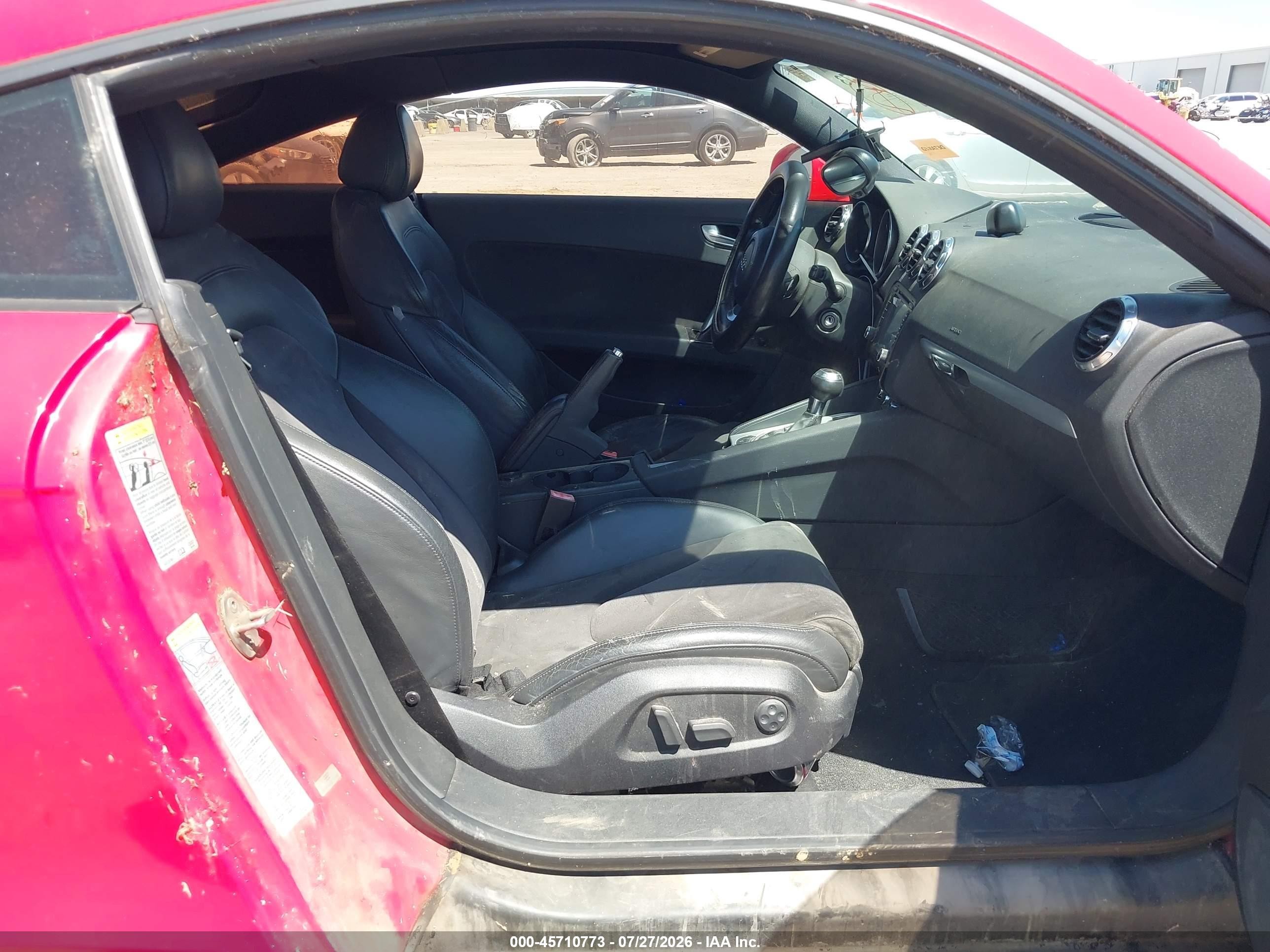 2009 Audi Tt 2.0t Red vin: TRUHF38JX91018101