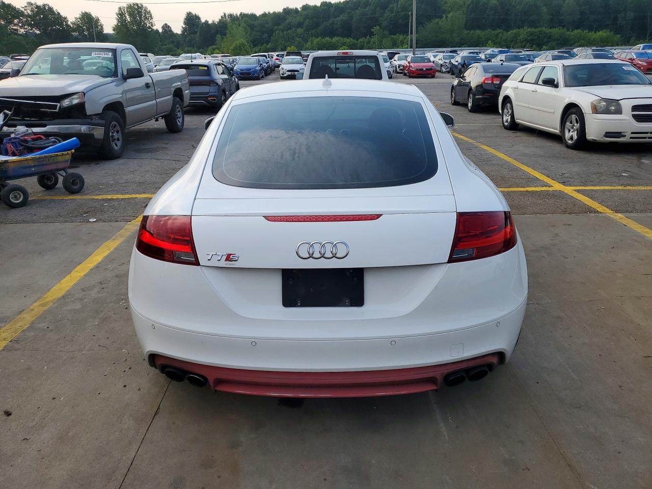 2012 Audi Tts Prestige Белый vin: TRUK1AFK0C1019348