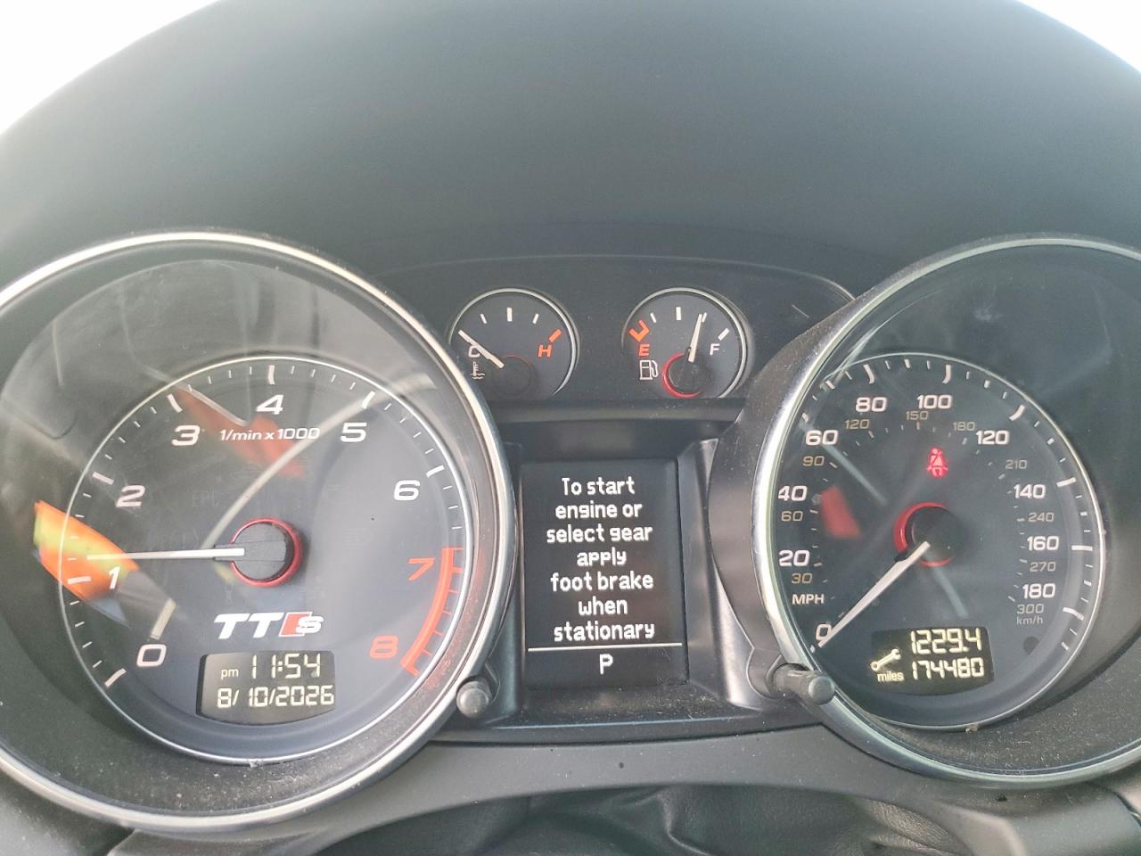 2012 Audi Tts Prestige Белый vin: TRUK1AFK0C1019348