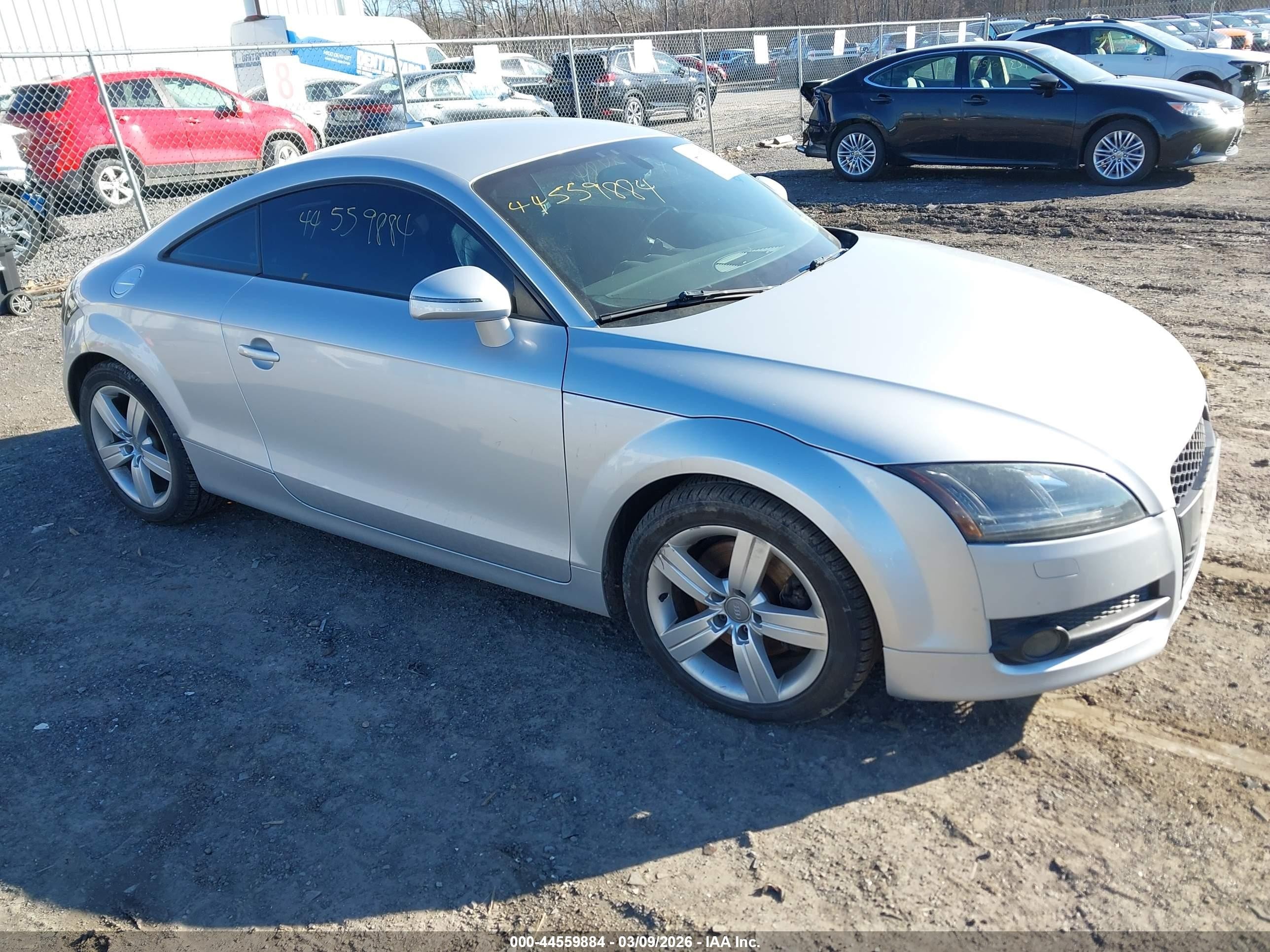 2009 Audi Tt 2.0t Silver vin: TRUKF38J591016732