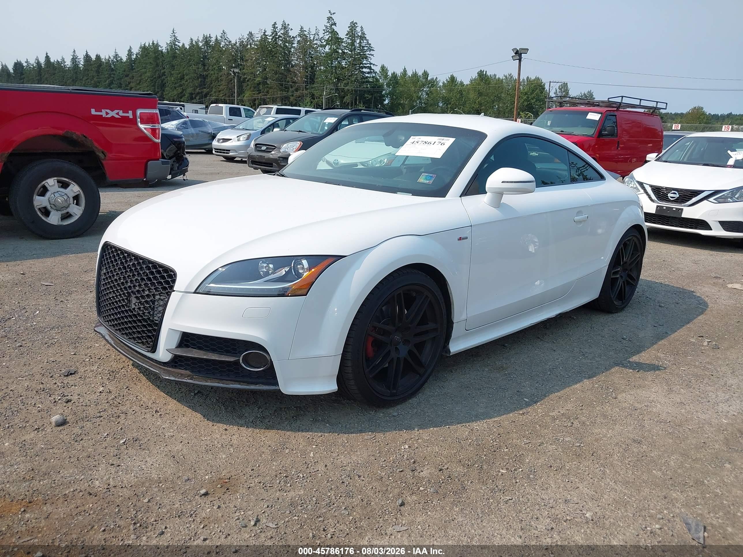 2012 Audi Tt 2.0t Prestige White vin: TRUKFAFKXC1003112