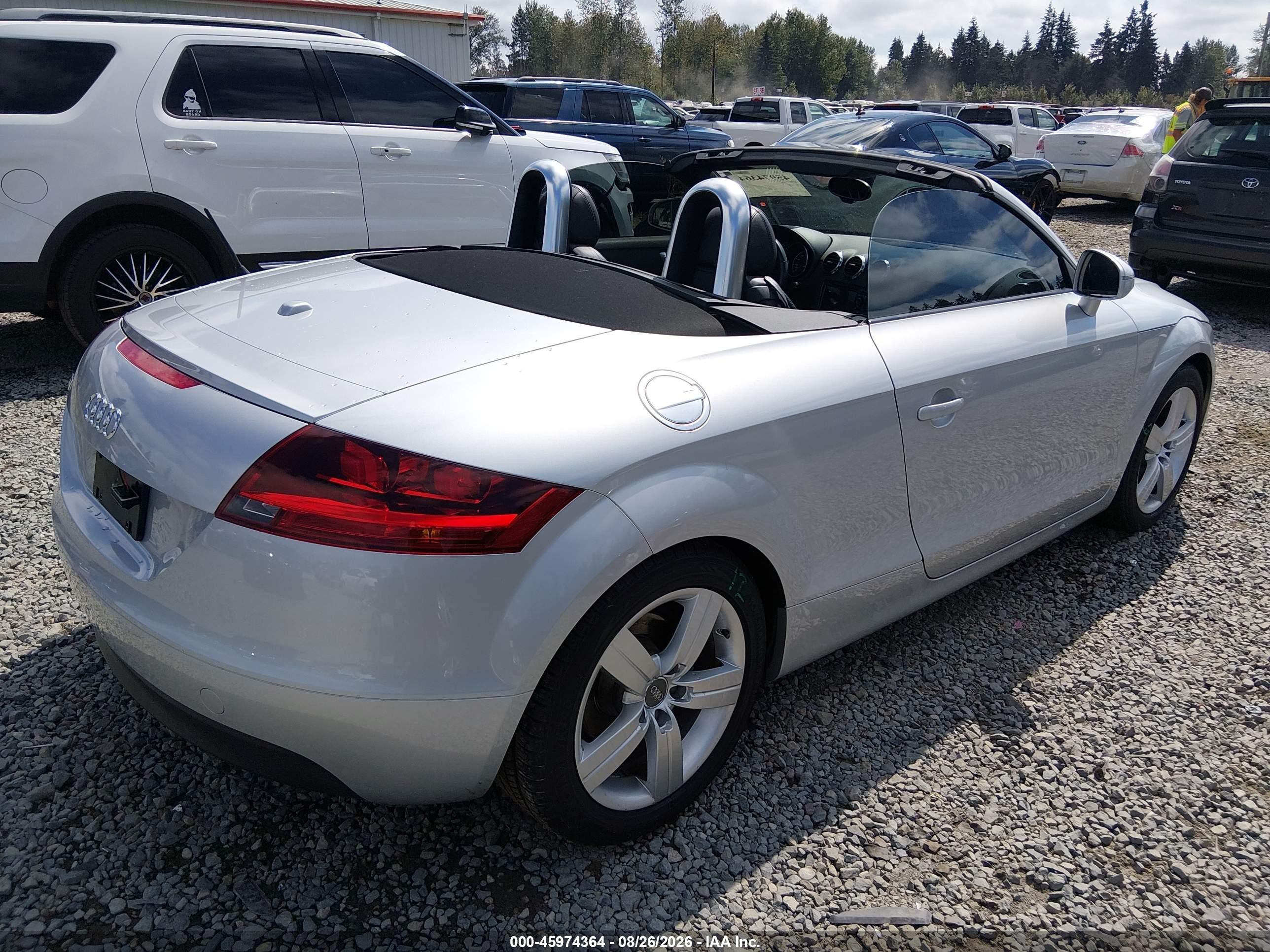 2009 Audi Tt 2.0t Silver vin: TRULF38J091003889
