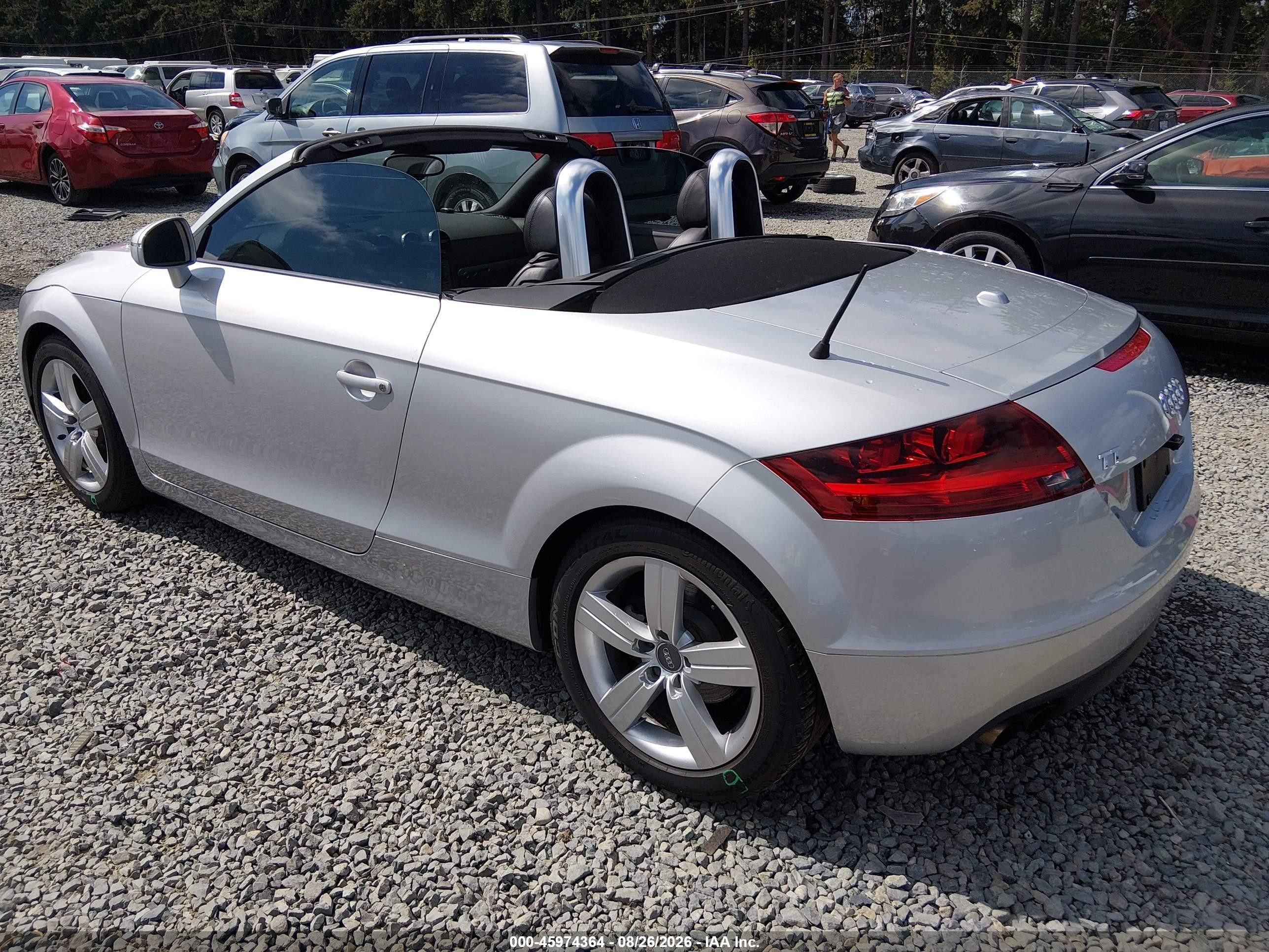 2009 Audi Tt 2.0t Silver vin: TRULF38J091003889