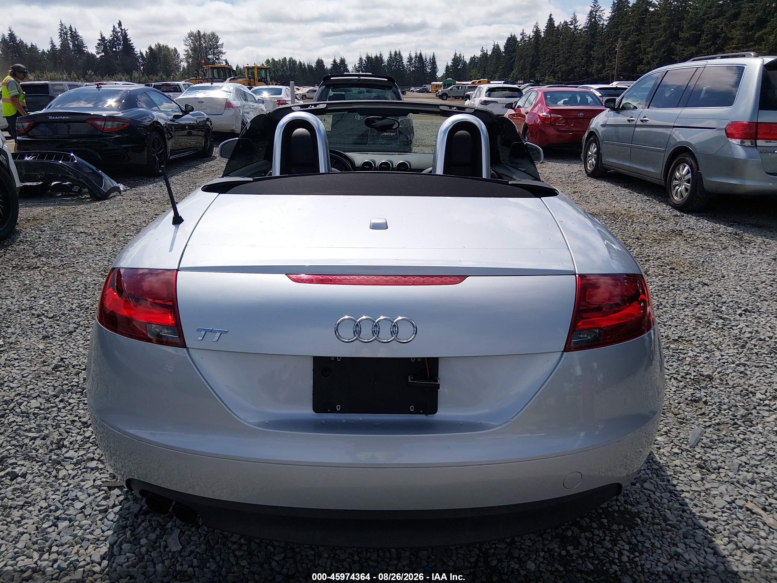 2009 Audi Tt 2.0t Silver vin: TRULF38J091003889