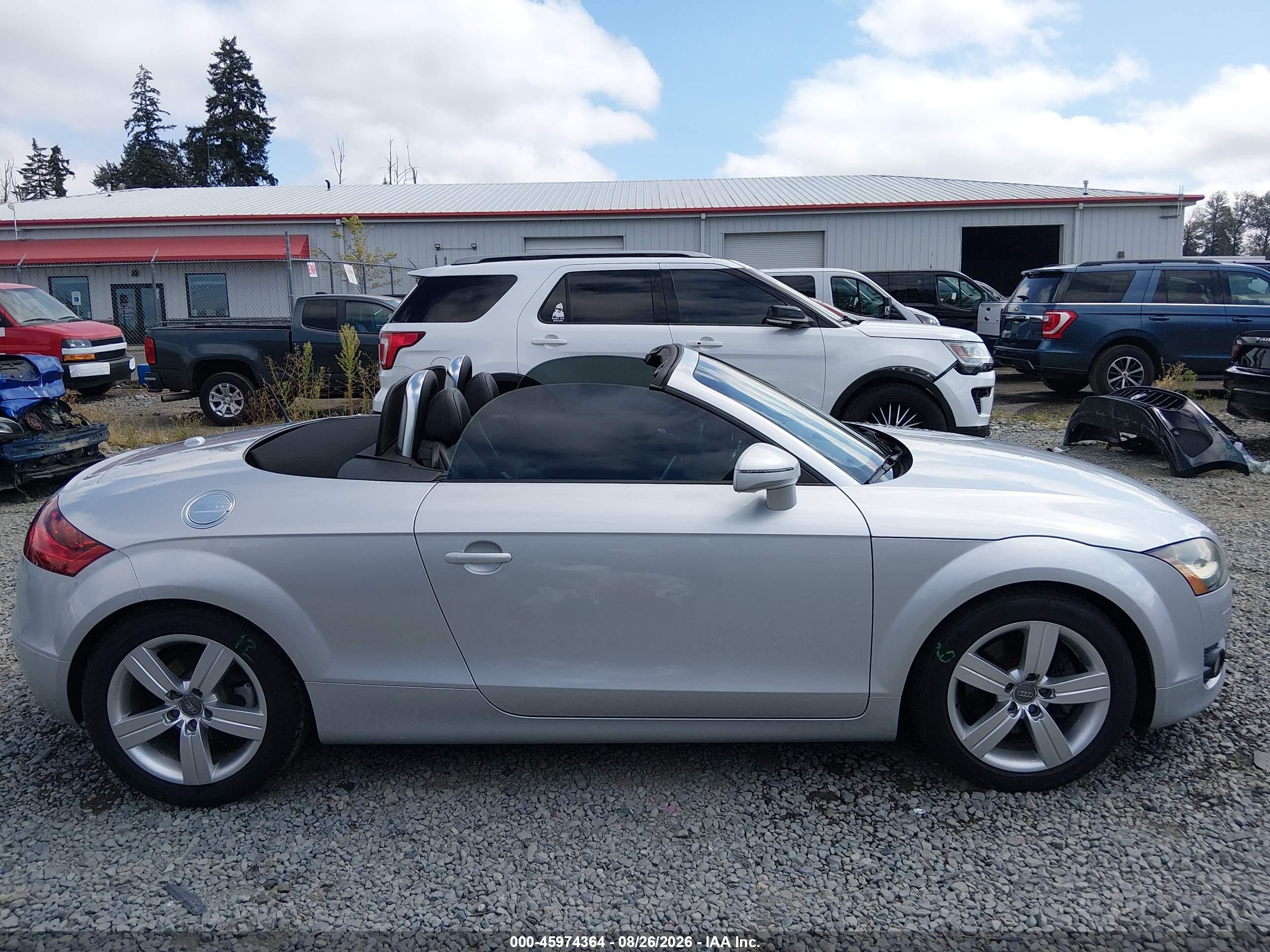 2009 Audi Tt 2.0t Silver vin: TRULF38J091003889
