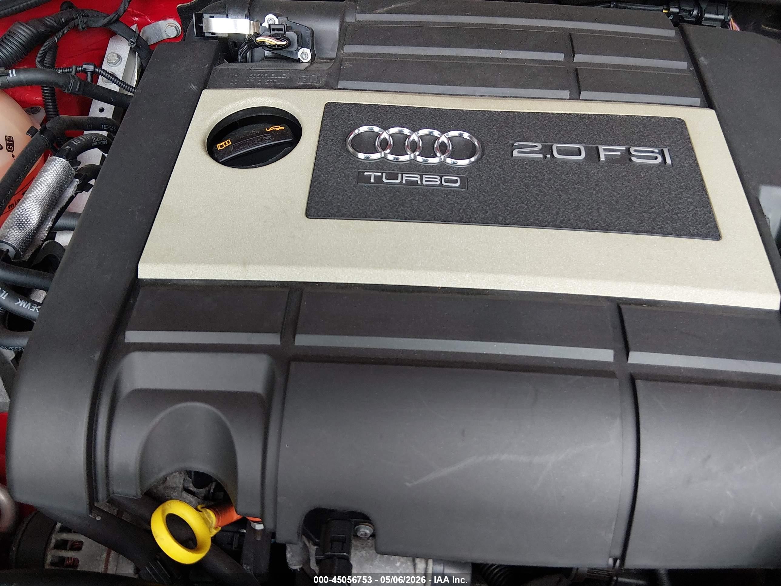 2008 Audi Tt 2.0t Красный vin: TRUMF38J581032856