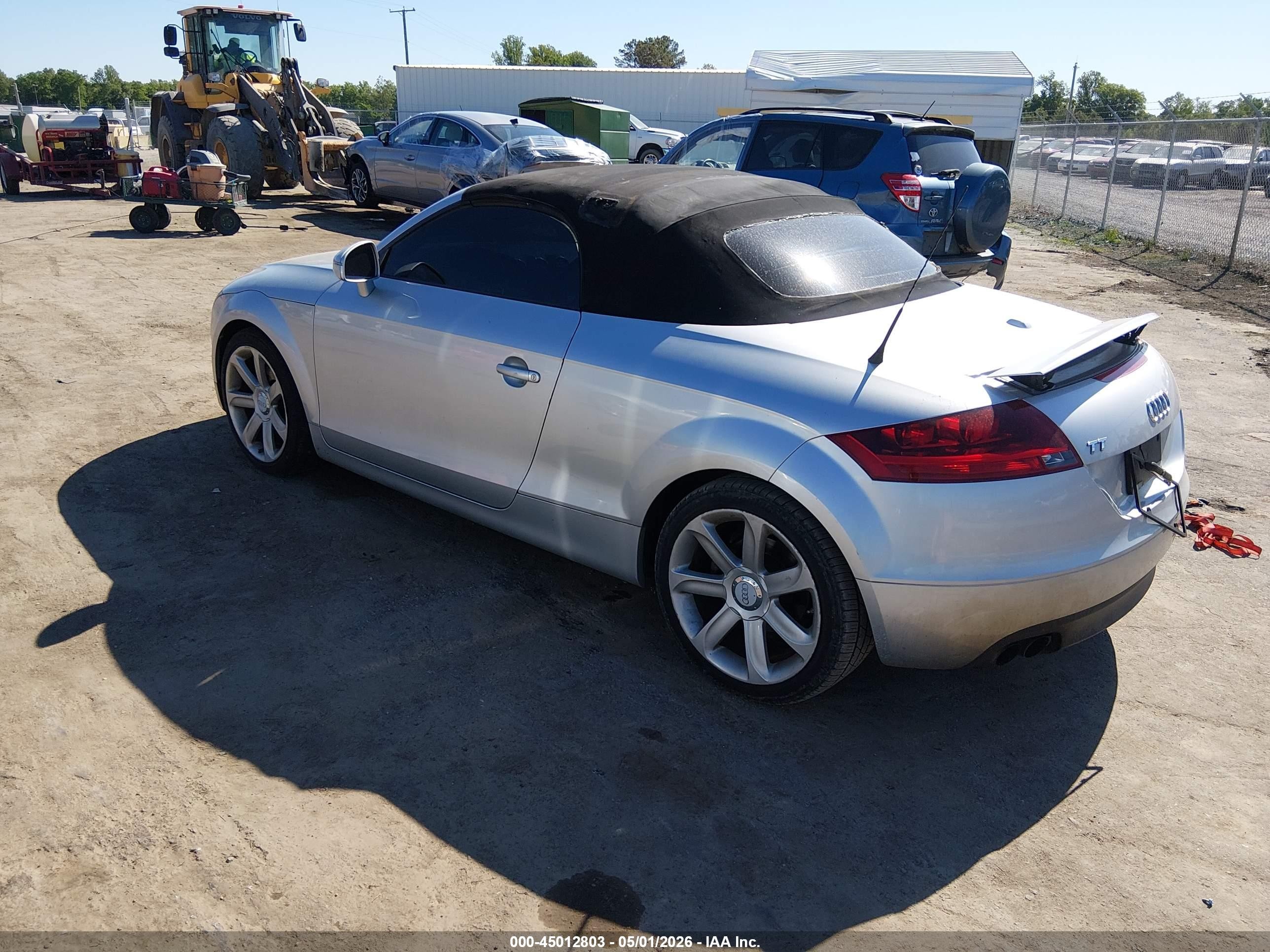 2008 Audi Tt 2.0t Silver vin: TRUMF38J981001979