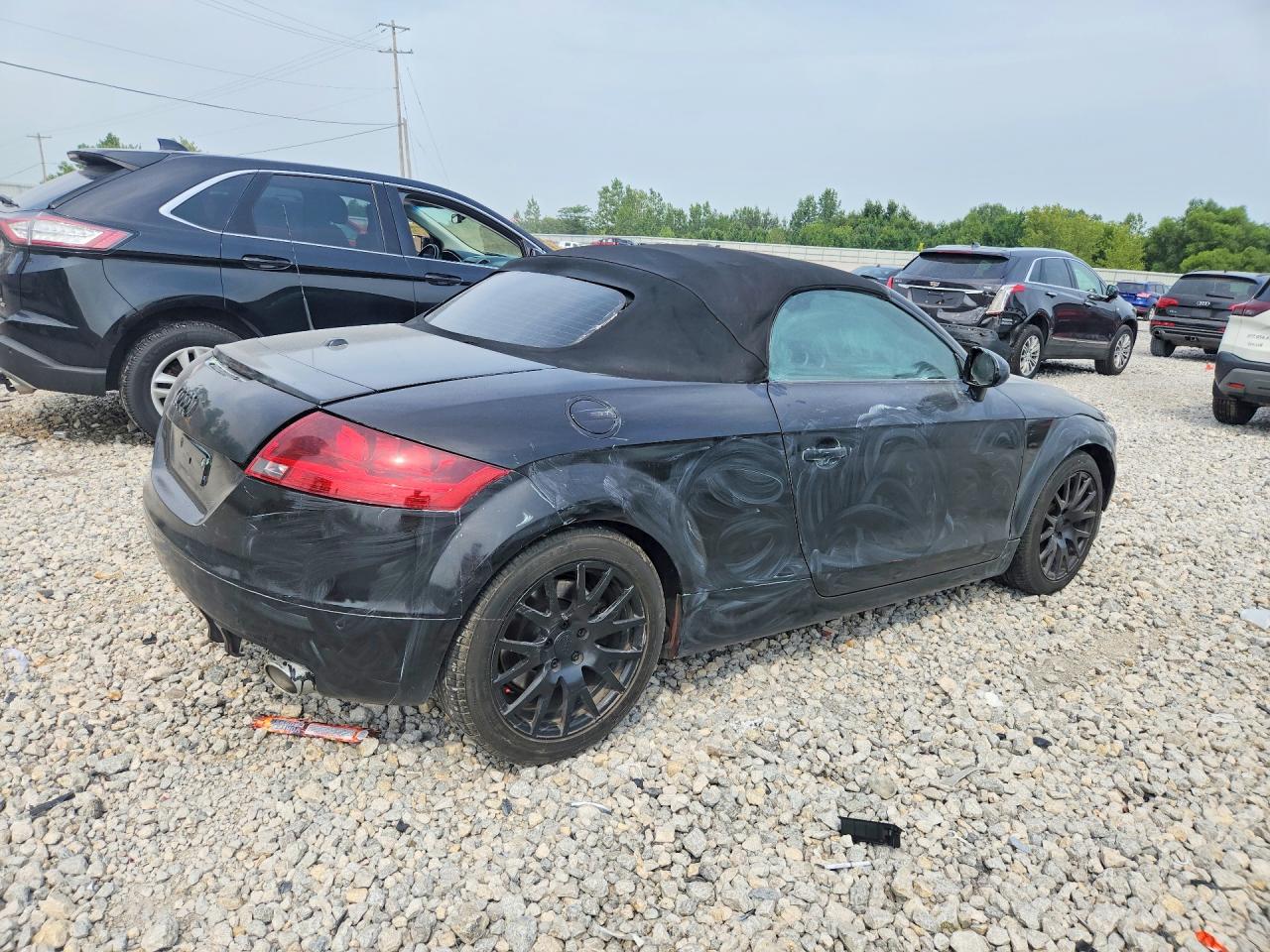 2008 Audi Tt 3.2 Quattro Черный vin: TRURD38J681018072