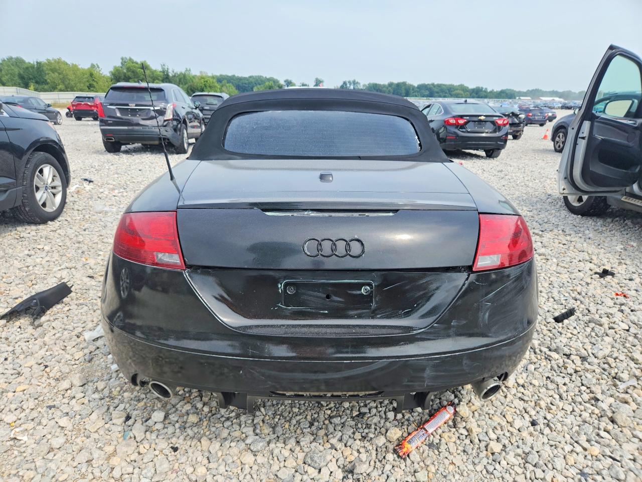 2008 Audi Tt 3.2 Quattro Черный vin: TRURD38J681018072