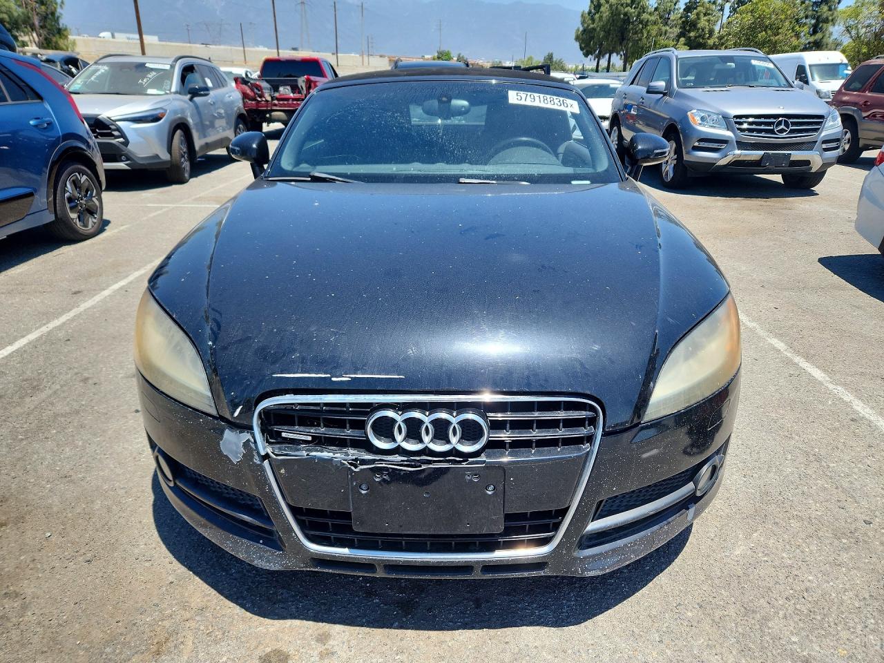 2008 Audi Tt 3.2 Quattro Black vin: TRURD38J981031379