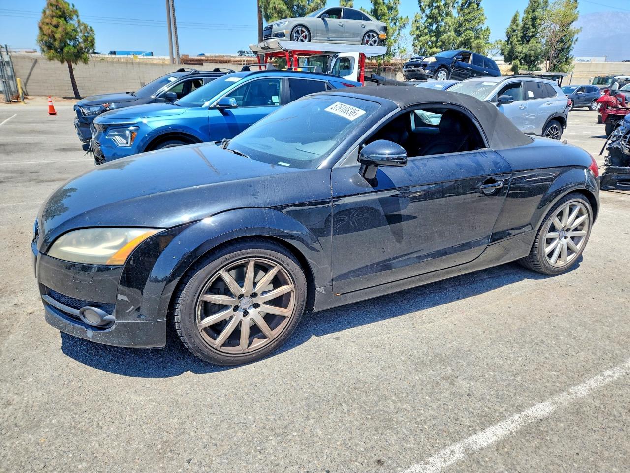 2008 Audi Tt 3.2 Quattro Black vin: TRURD38J981031379