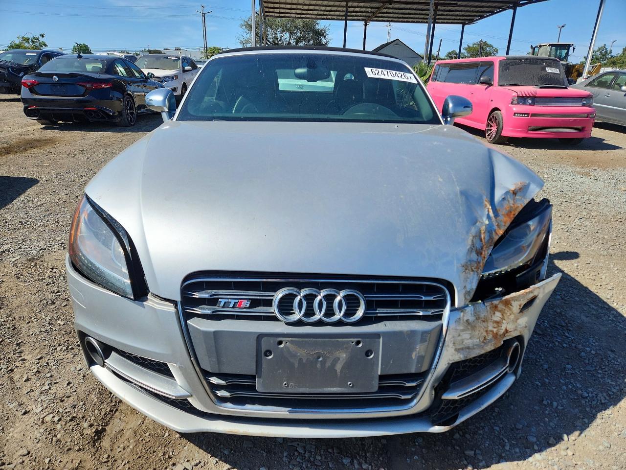 2014 Audi Tts Premium Plus Silver vin: TRUS1AFK3E1005012