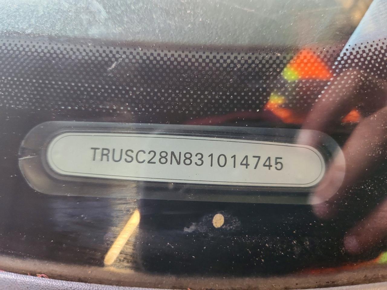 2003 Audi Tt Blue vin: TRUSC28N831014745