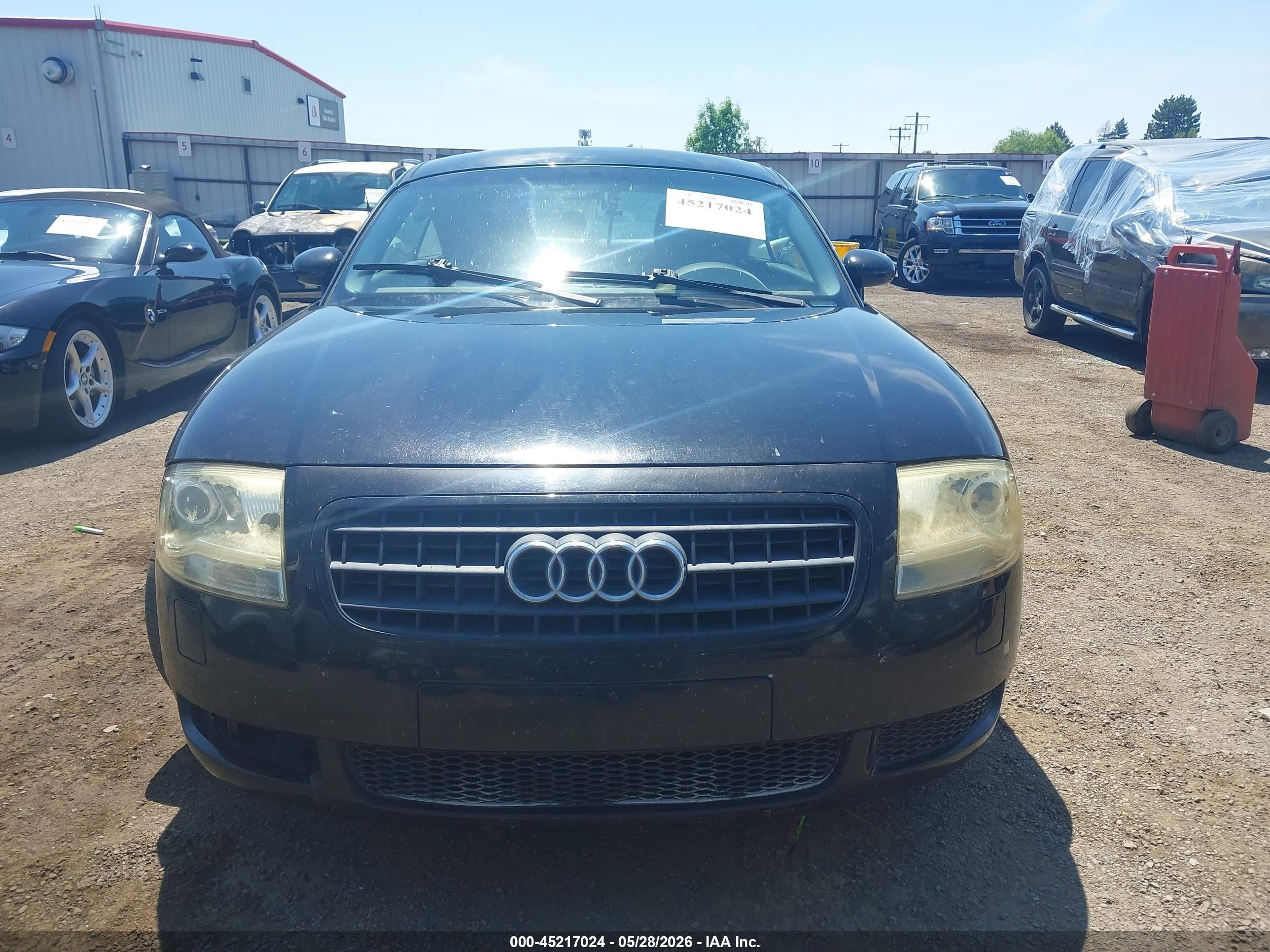 2005 Audi Tt 1.8l Black vin: TRUSC28N851005532