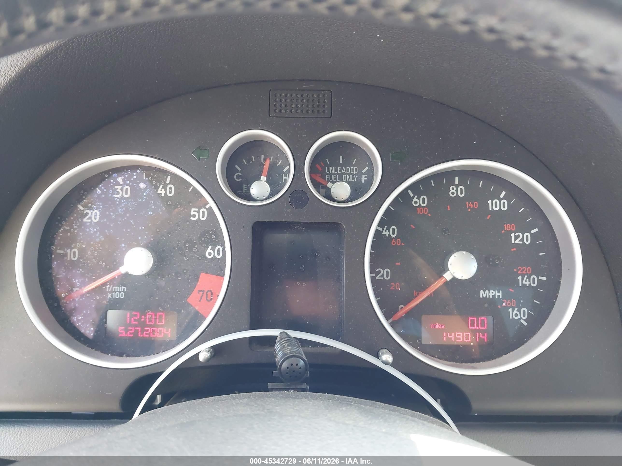 2003 Audi Tt 1.8l Серебряный vin: TRUSC28N931016990
