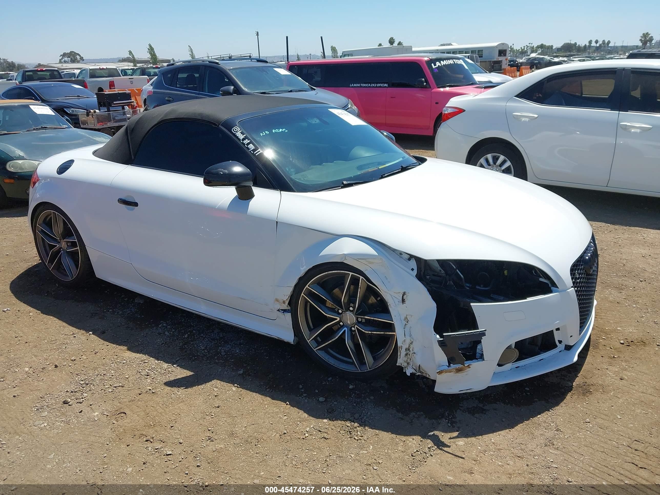 2012 Audi Tt 2.0t Premium Plus White vin: TRUSFAFK6C1001504