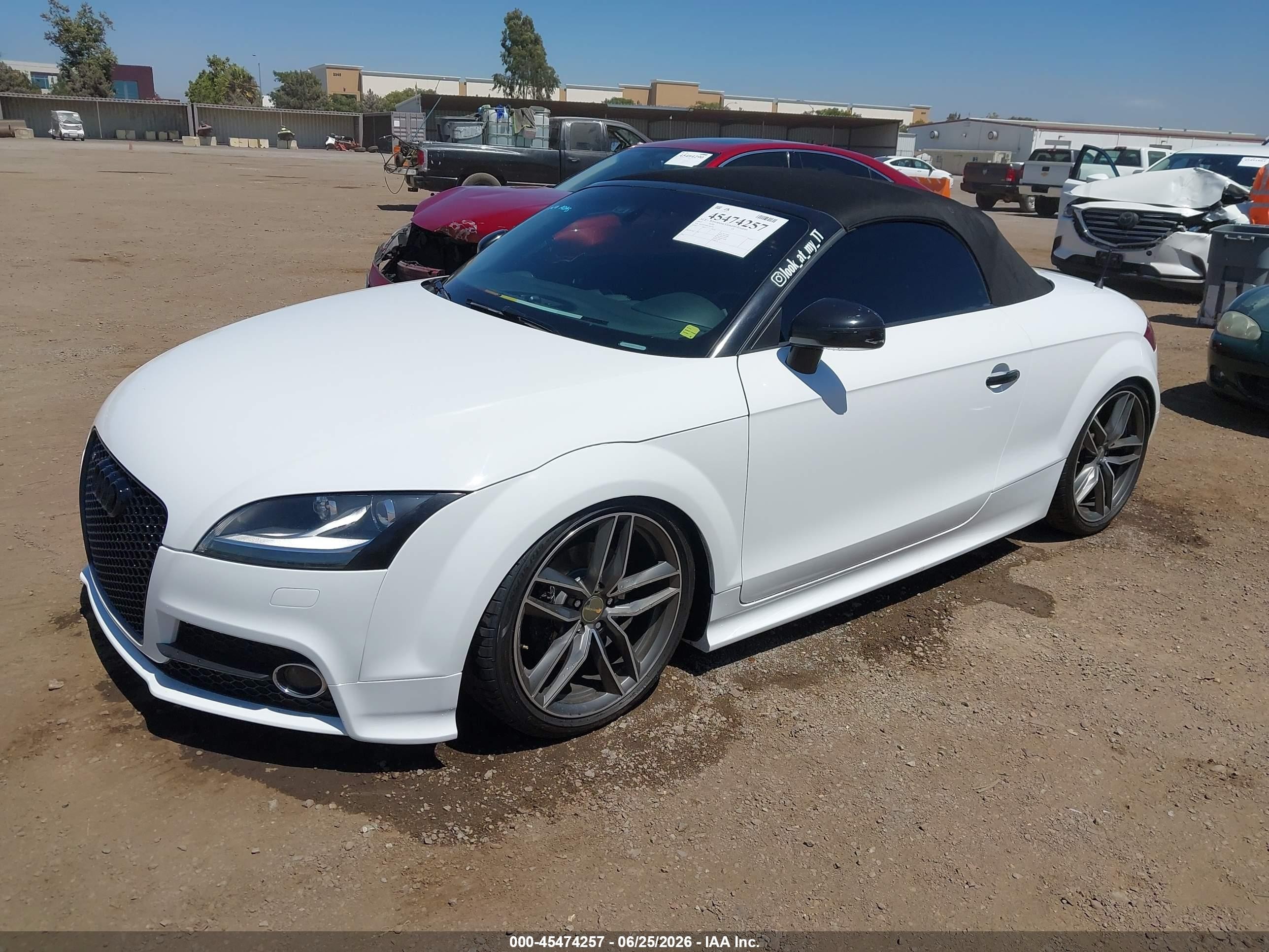 2012 Audi Tt 2.0t Premium Plus White vin: TRUSFAFK6C1001504