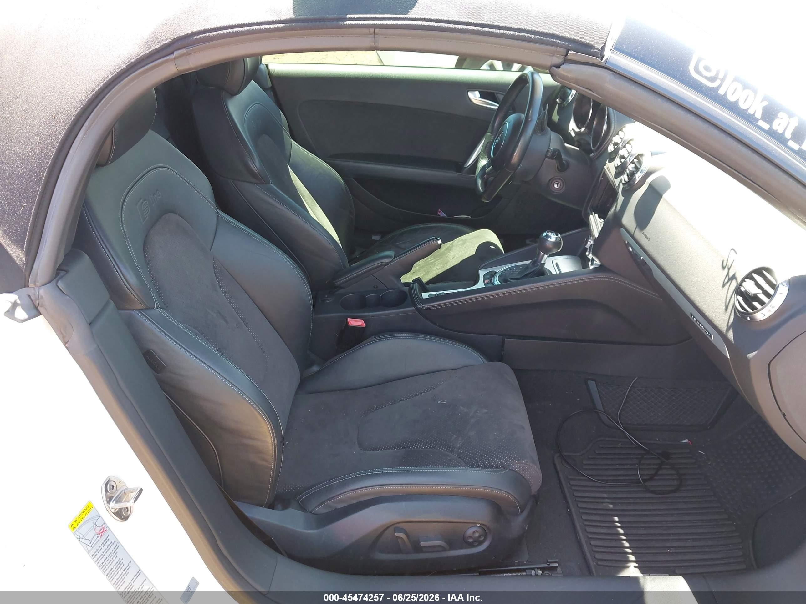 2012 Audi Tt 2.0t Premium Plus White vin: TRUSFAFK6C1001504