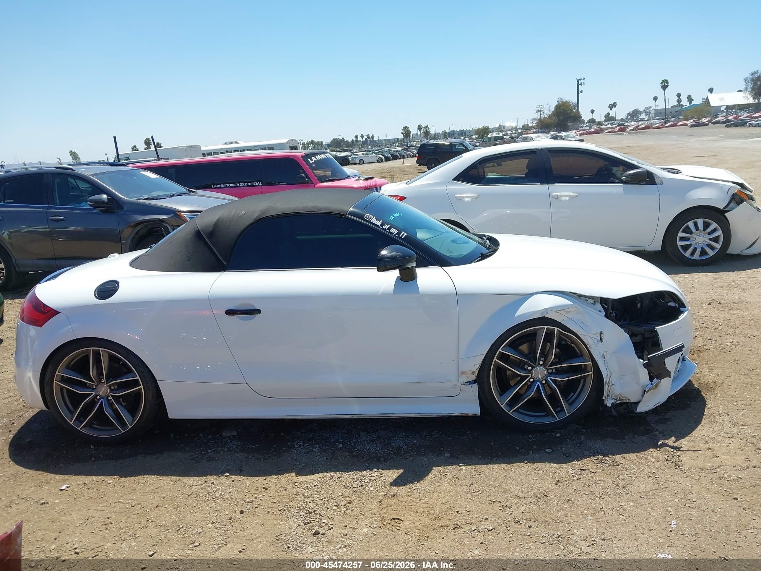 2012 Audi Tt 2.0t Premium Plus White vin: TRUSFAFK6C1001504