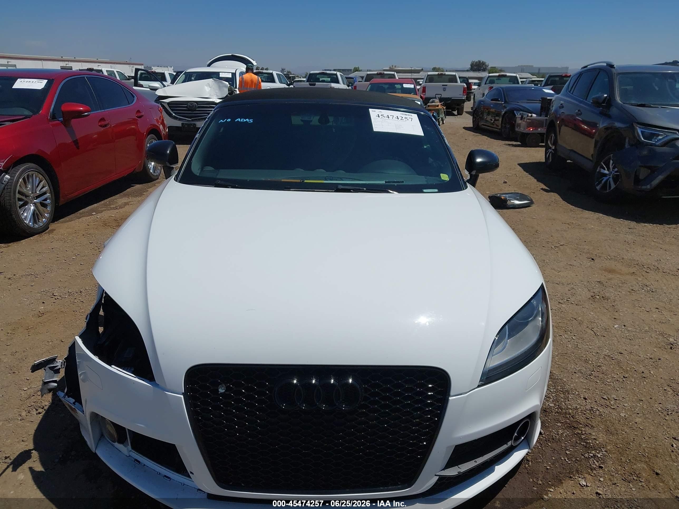 2012 Audi Tt 2.0t Premium Plus White vin: TRUSFAFK6C1001504