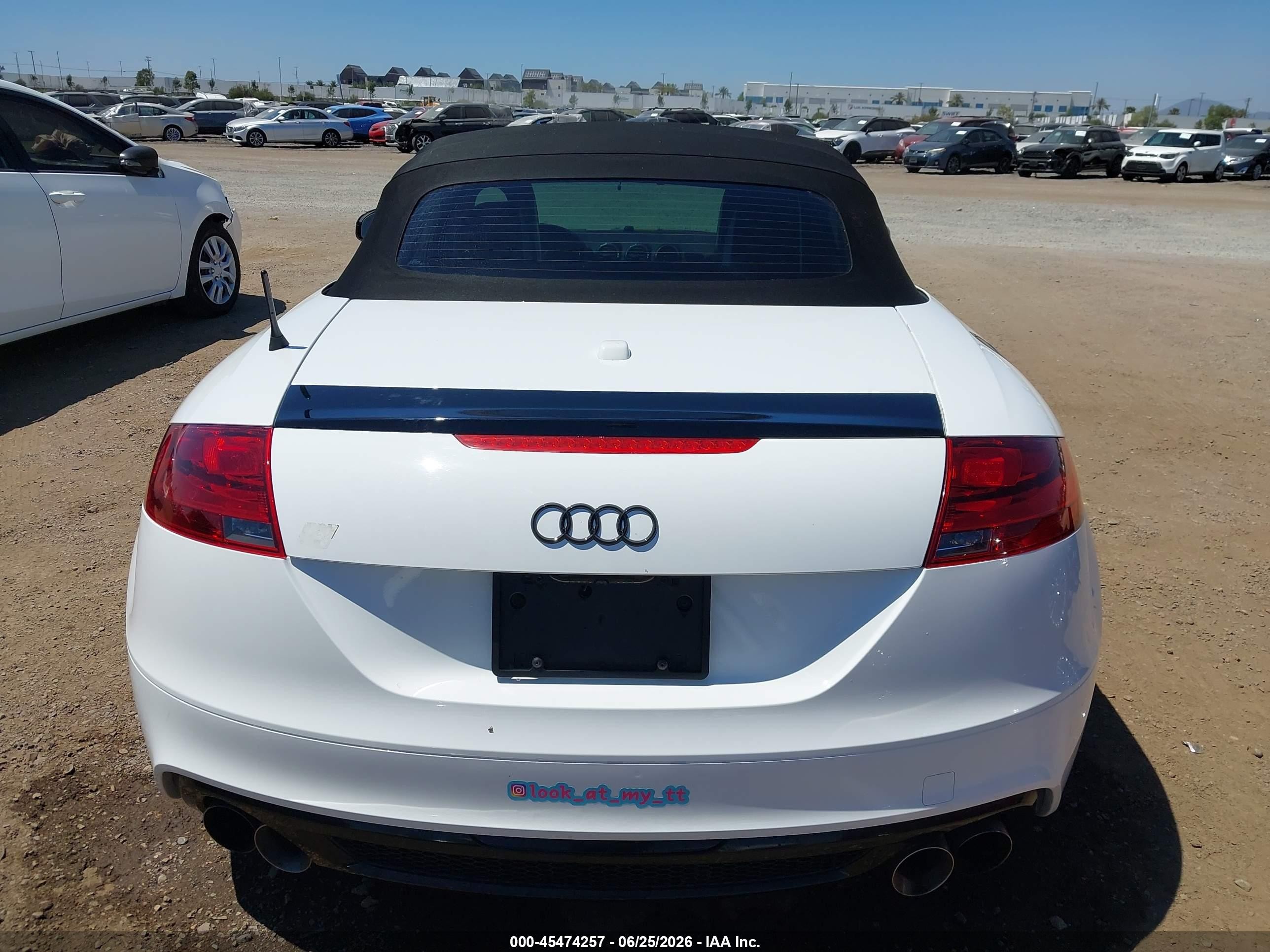 2012 Audi Tt 2.0t Premium Plus White vin: TRUSFAFK6C1001504