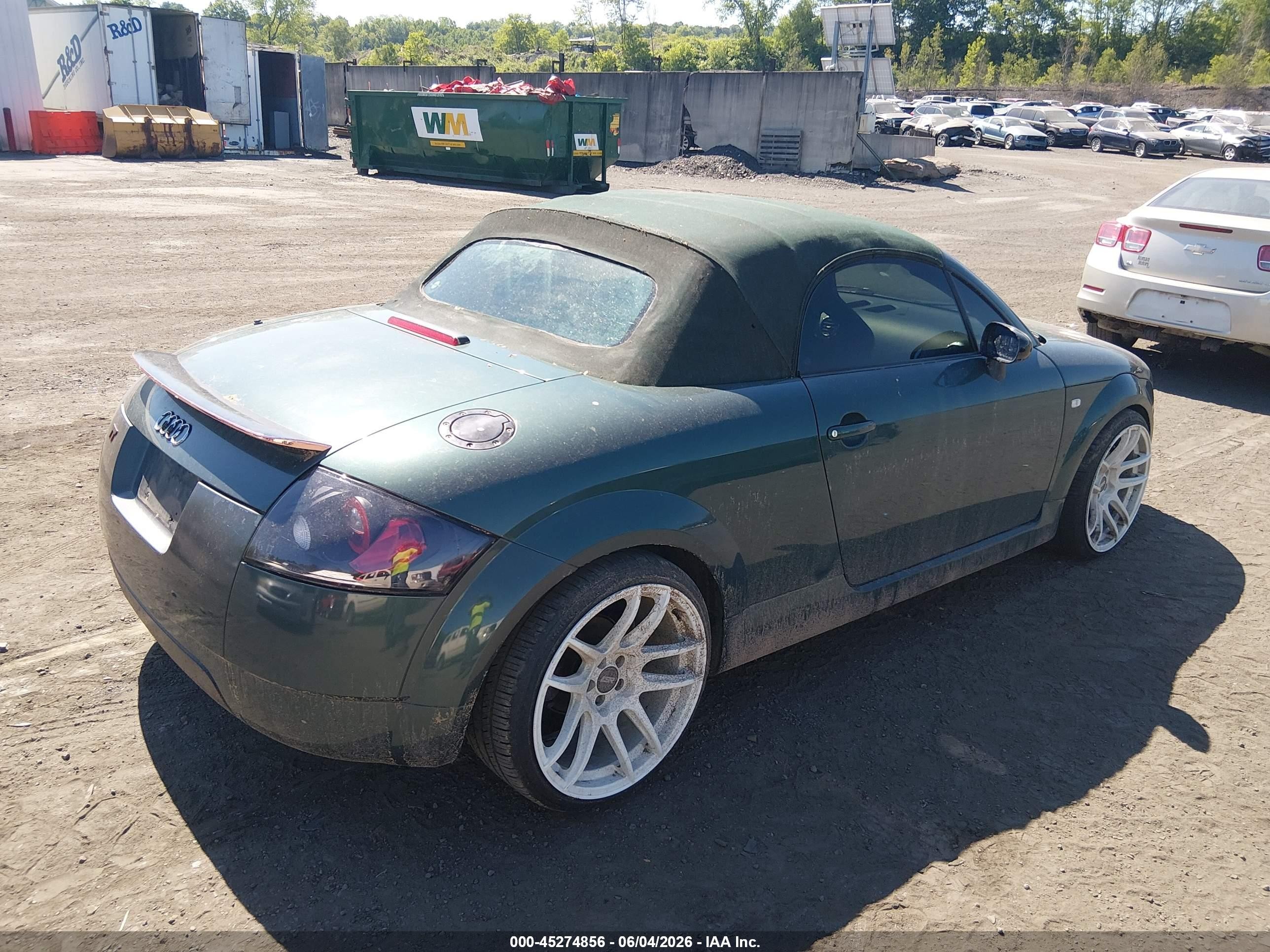 2001 Audi Tt   Green vin: TRUTC28N011006589