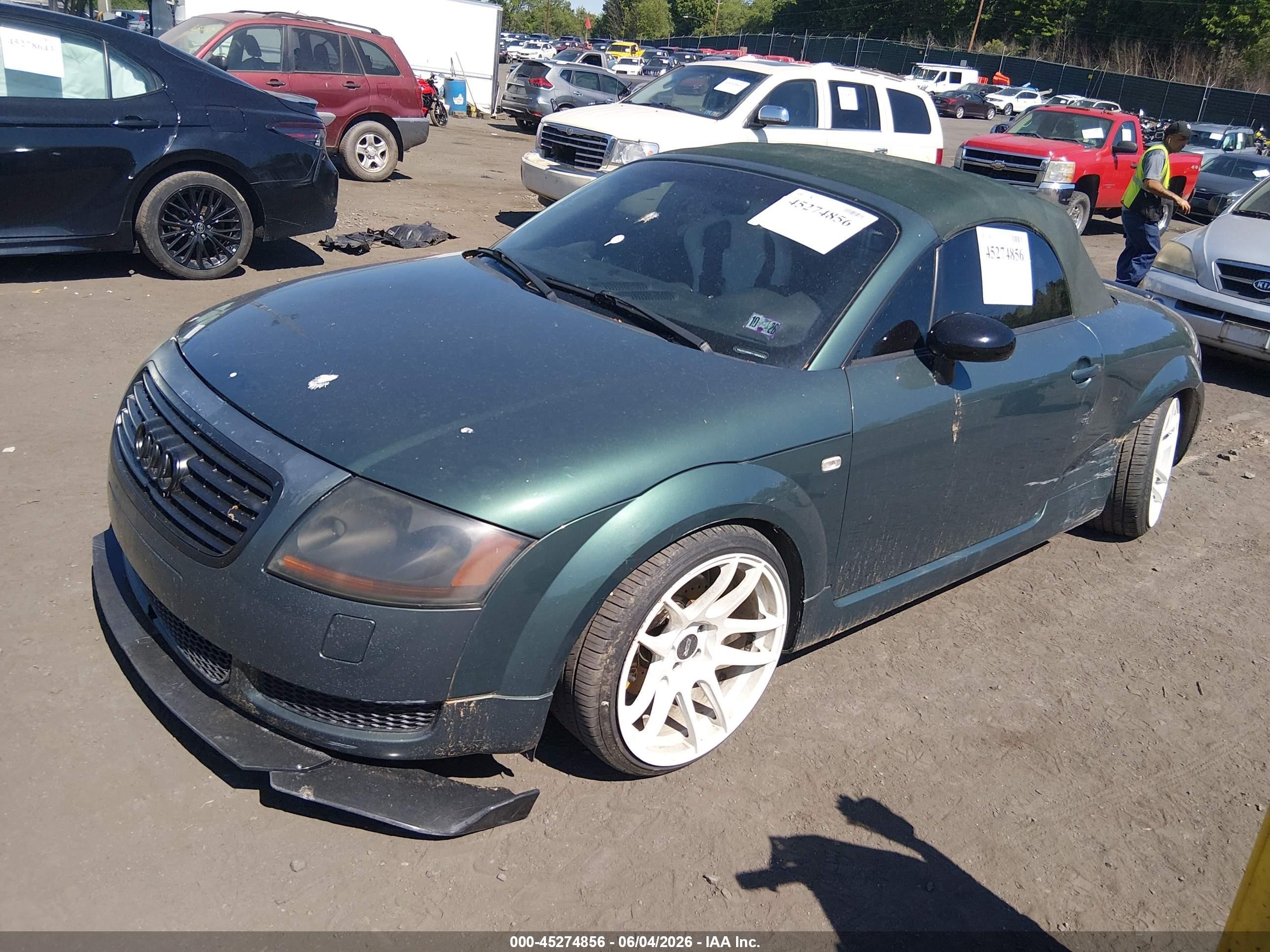 2001 Audi Tt   Green vin: TRUTC28N011006589