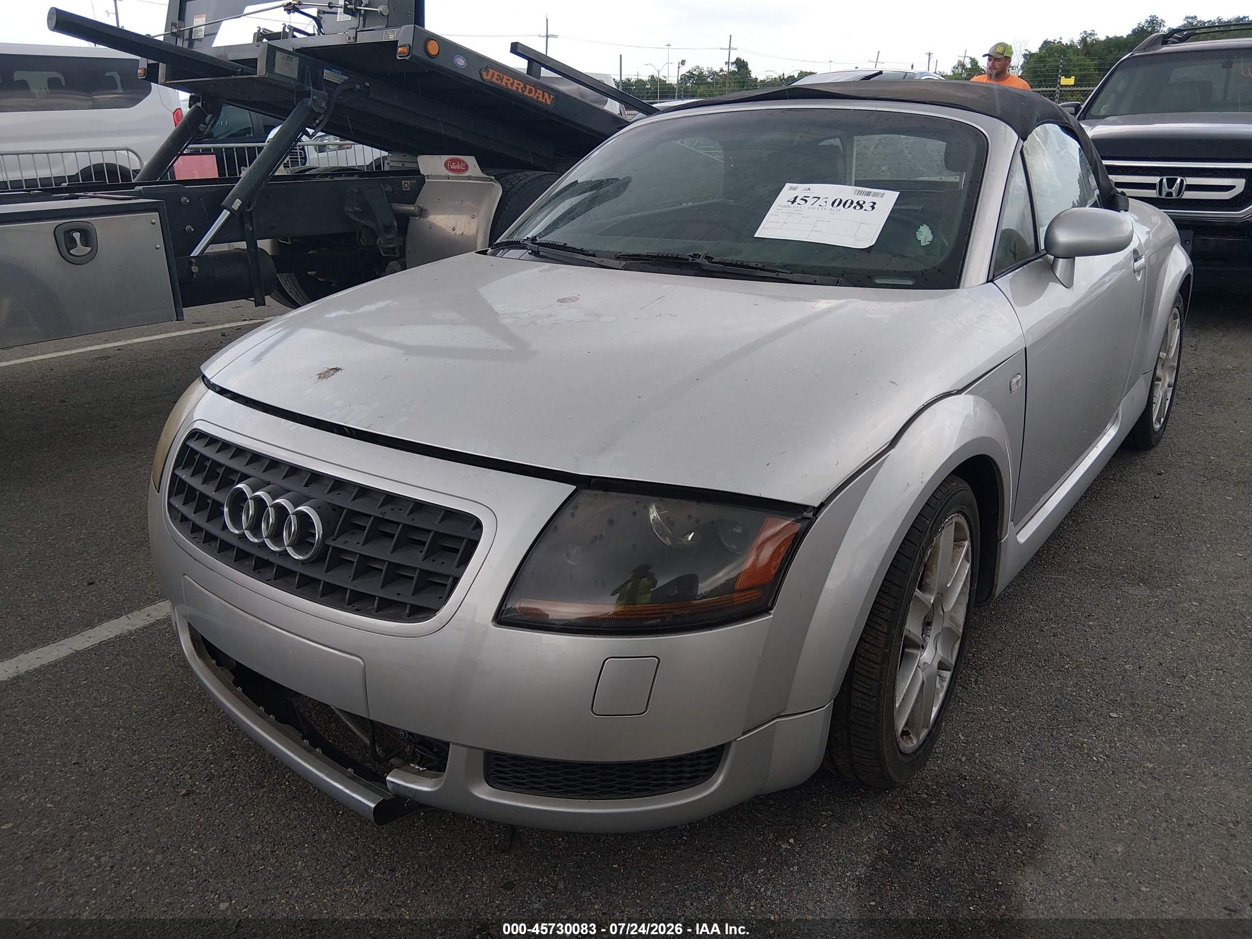 2005 Audi Tt 1.8l Silver vin: TRUTC28N551004049
