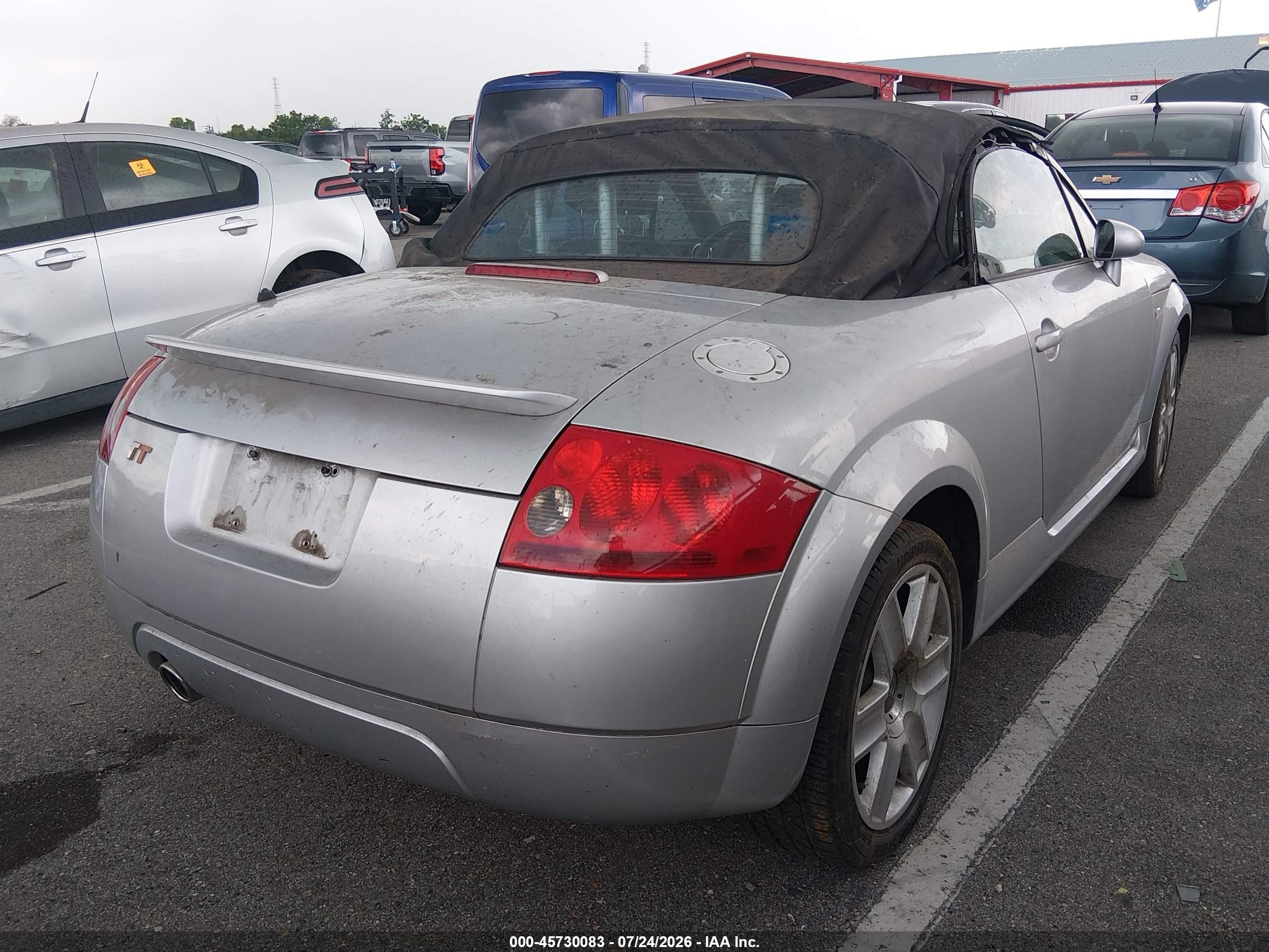 2005 Audi Tt 1.8l Silver vin: TRUTC28N551004049