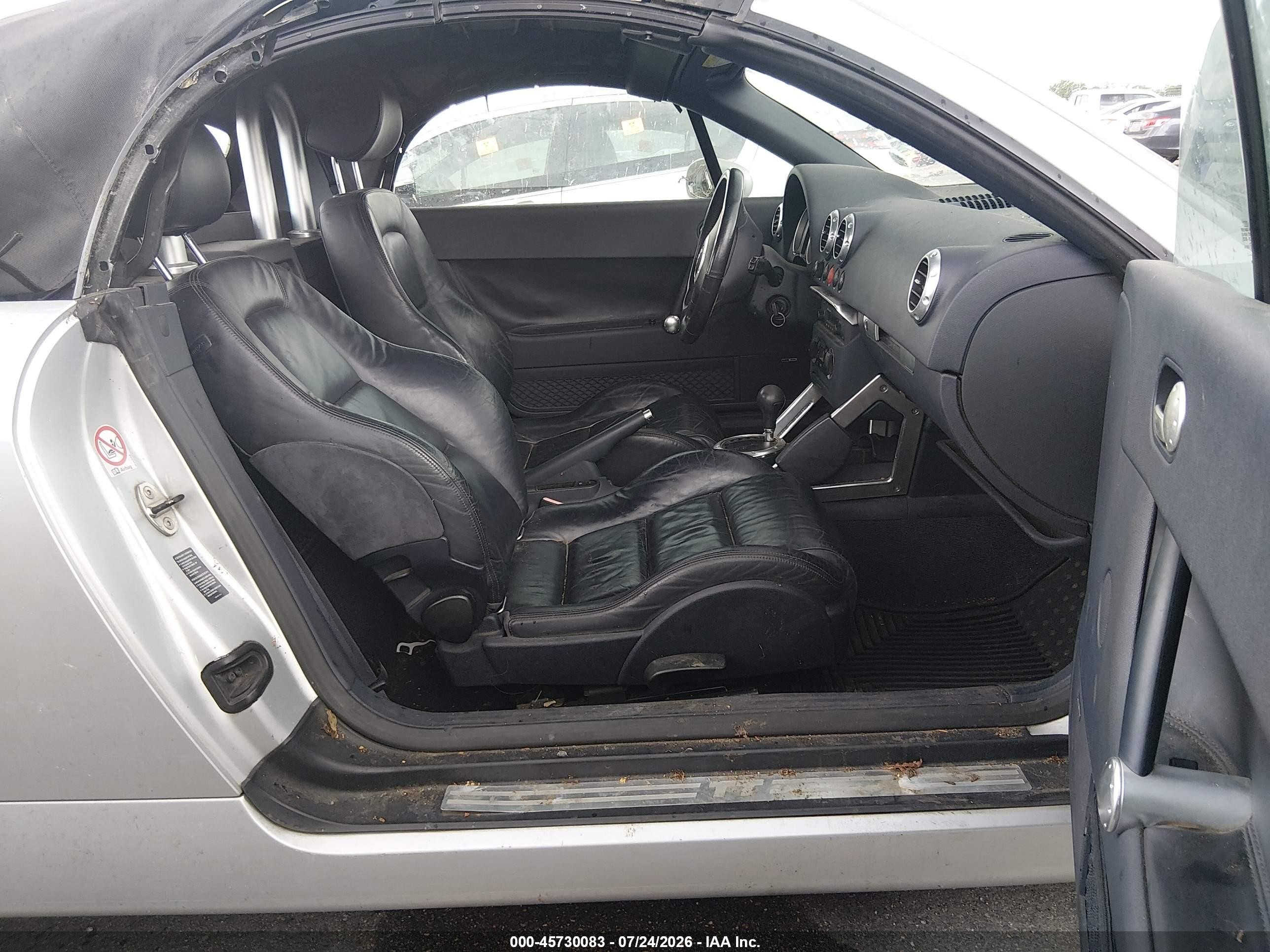2005 Audi Tt 1.8l Silver vin: TRUTC28N551004049