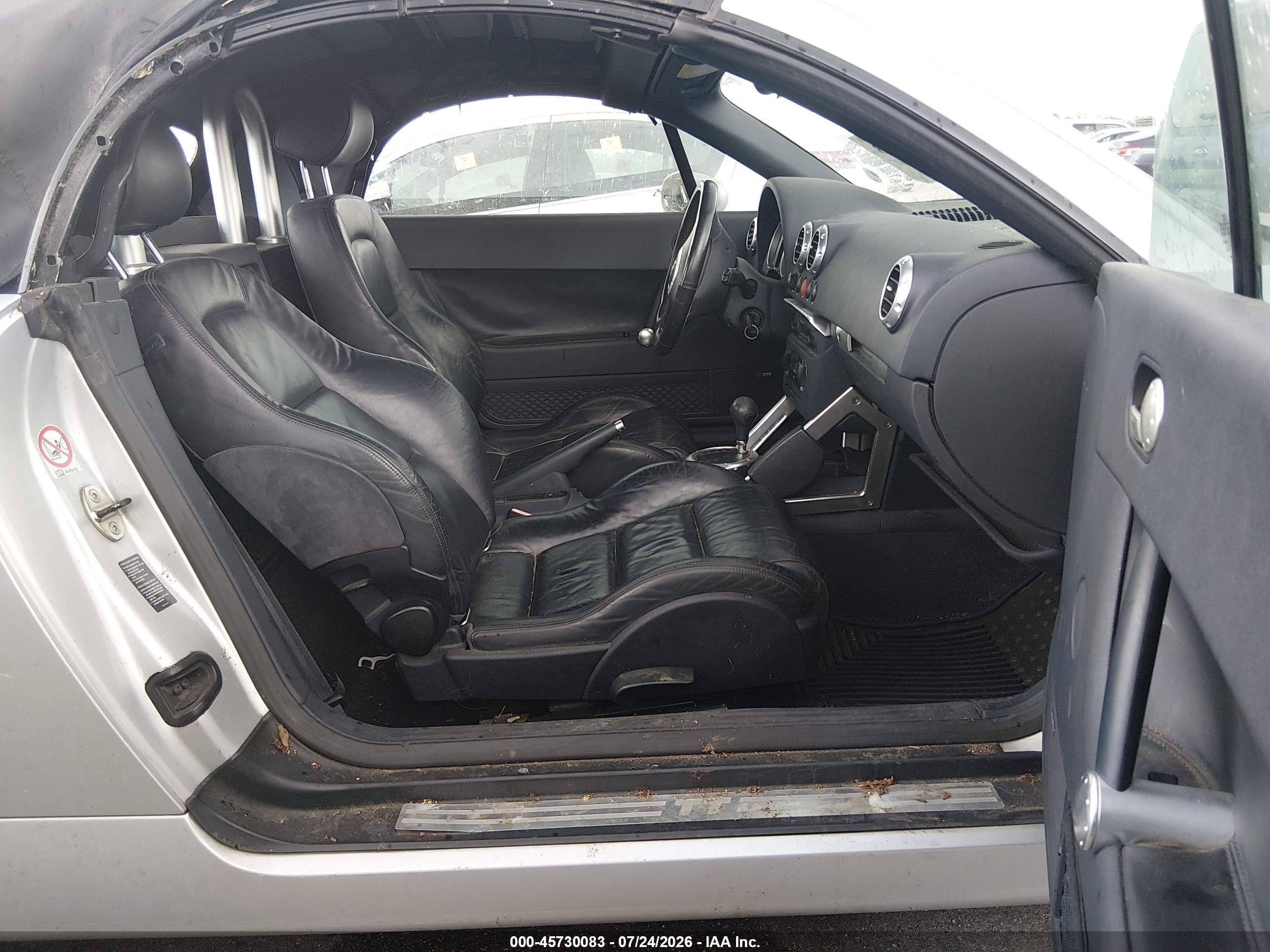 2005 Audi Tt 1.8l Silver vin: TRUTC28N551004049