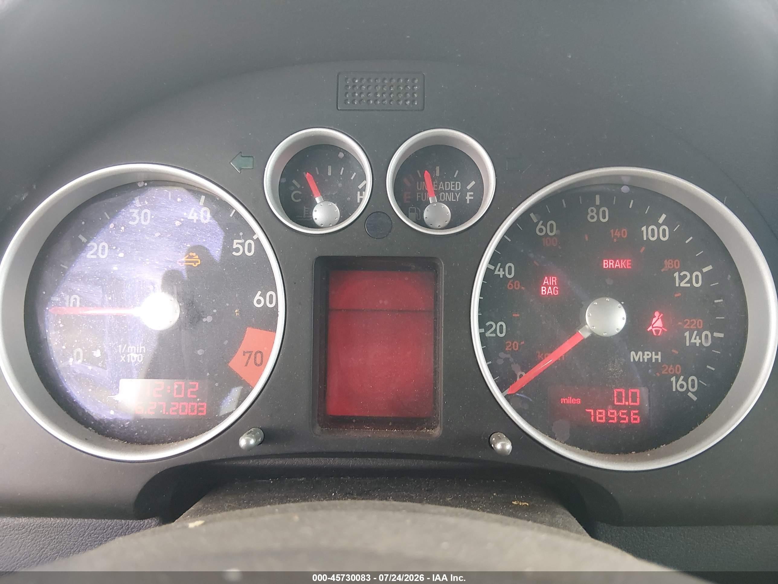 2005 Audi Tt 1.8l Silver vin: TRUTC28N551004049