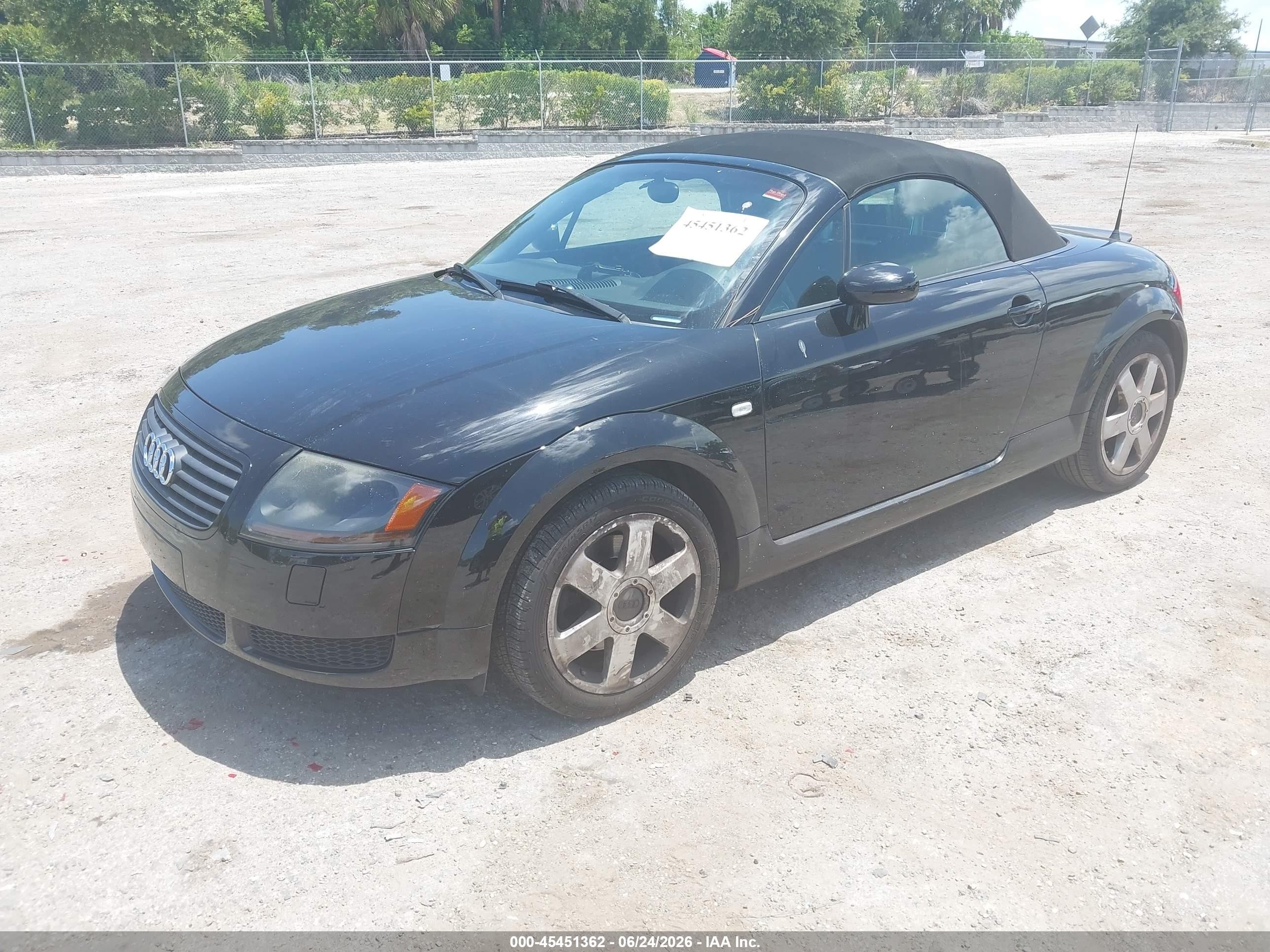 2002 Audi Tt 1.8l Black vin: TRUTC28NX21032201