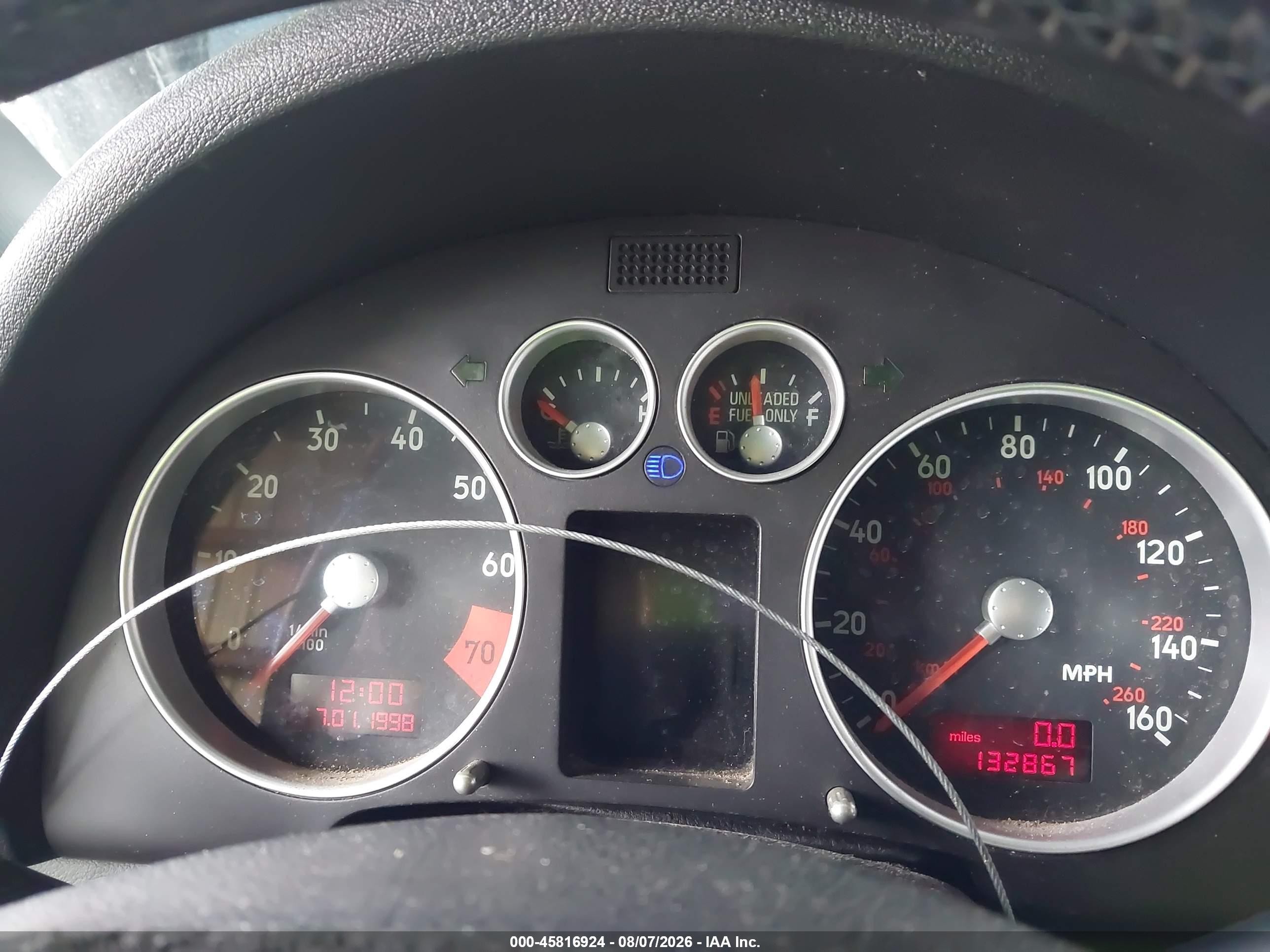 2000 Audi Tt   Black vin: TRUUC28N8Y1028970