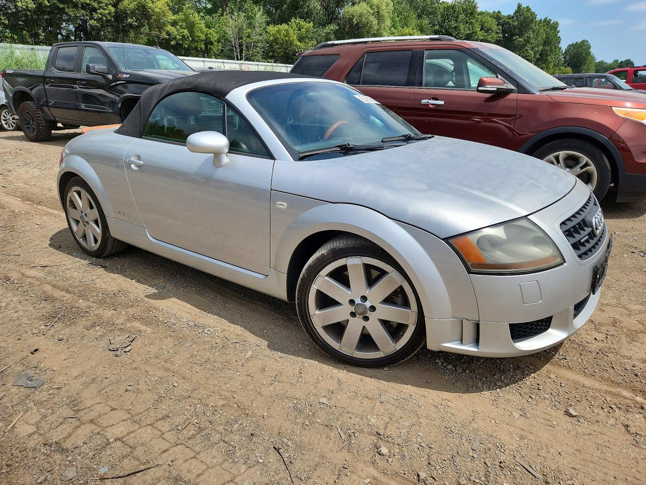 2004 Audi Tt 3.2 Silver vin: TRUUF28N041023277
