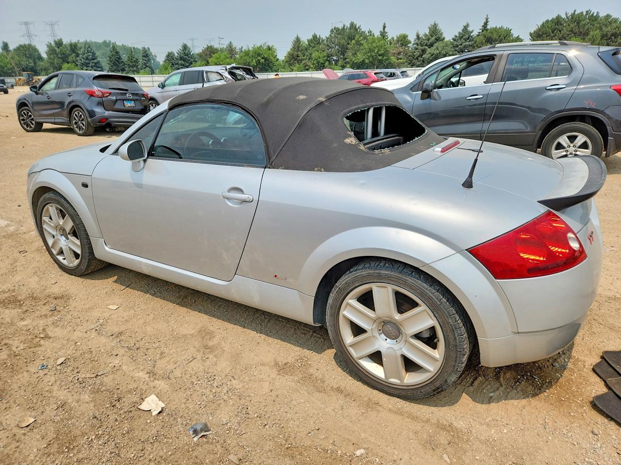 2005 Audi Tt 3.2 Silver vin: TRUUF28N951005099