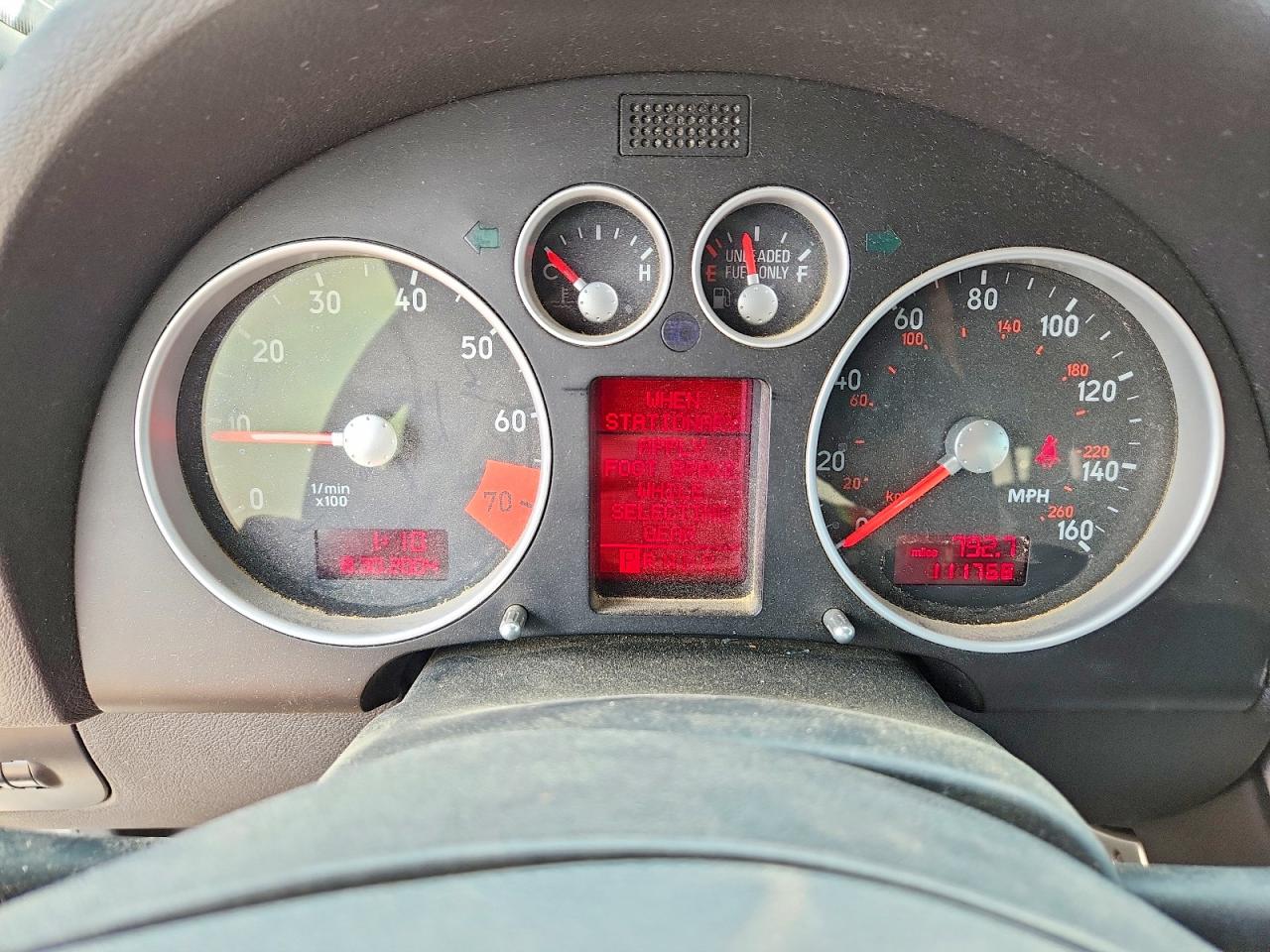 2005 Audi Tt 3.2 Silver vin: TRUUF28N951005099