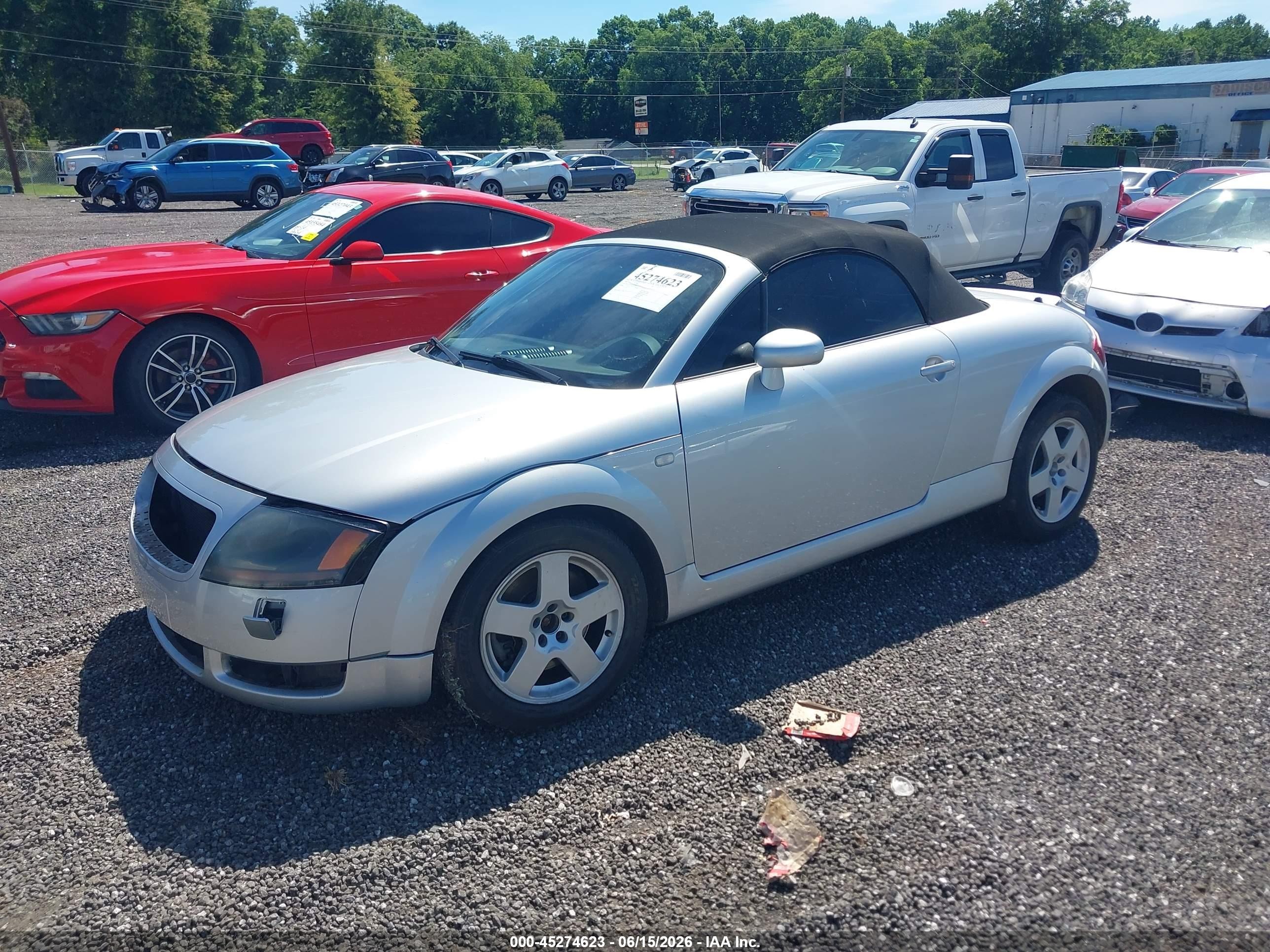 2001 Audi Tt   Silver vin: TRUUT28N011012462