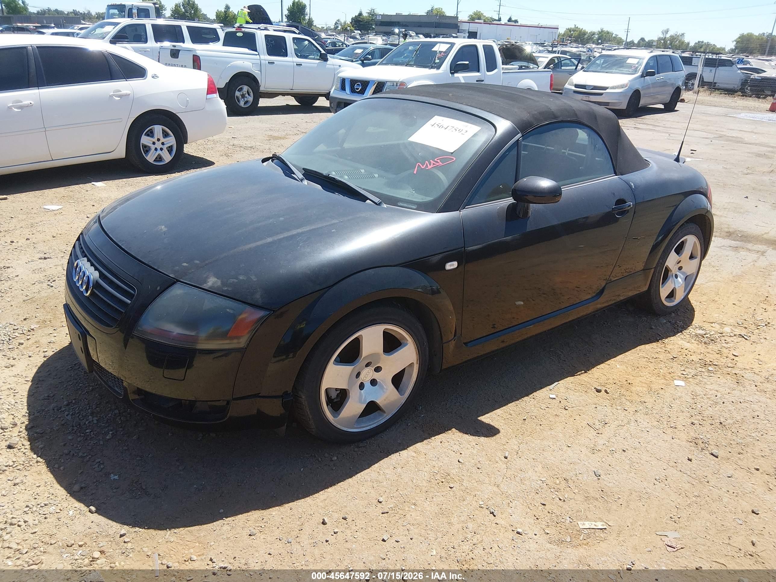2001 Audi Tt   Черный vin: TRUUT28N111016956