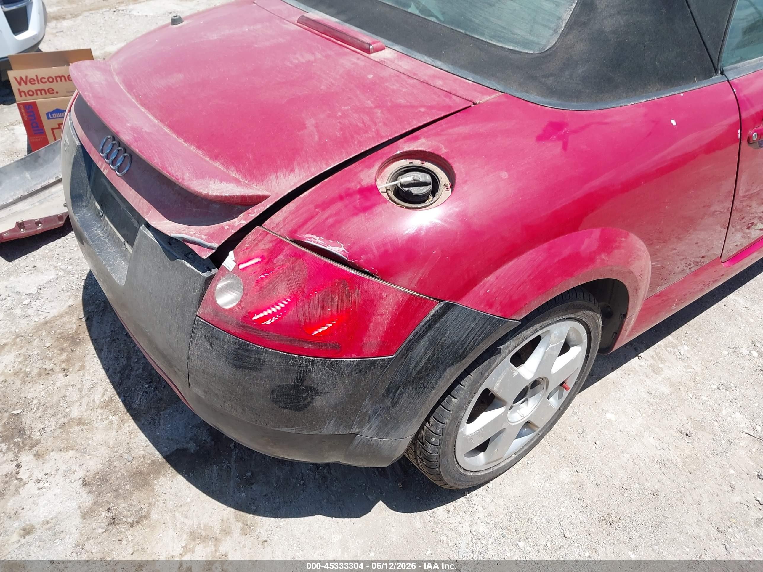 2002 Audi Tt 1.8l Red vin: TRUUT28N121008518