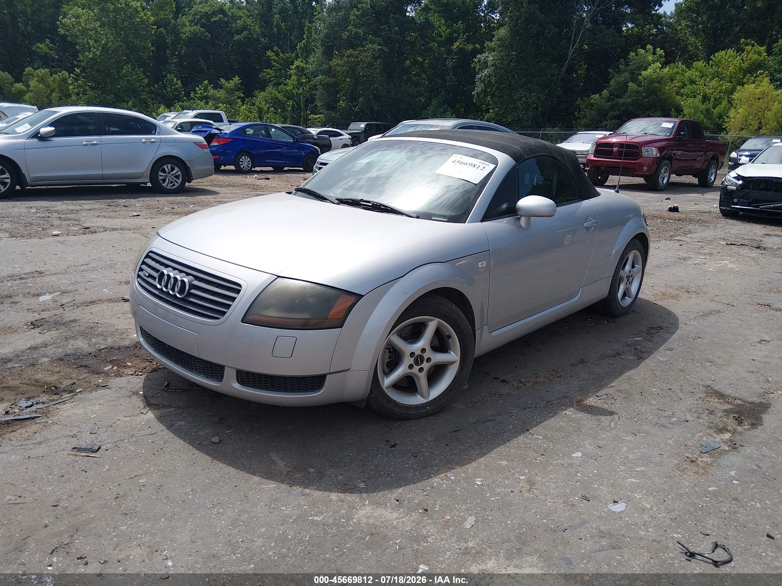 2001 Audi Tt   Gray vin: TRUUT28N211047780
