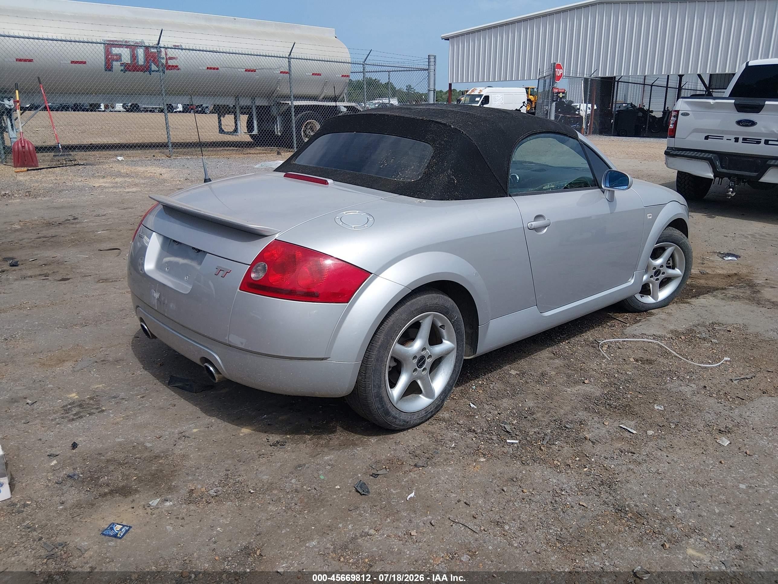 2001 Audi Tt   Gray vin: TRUUT28N211047780