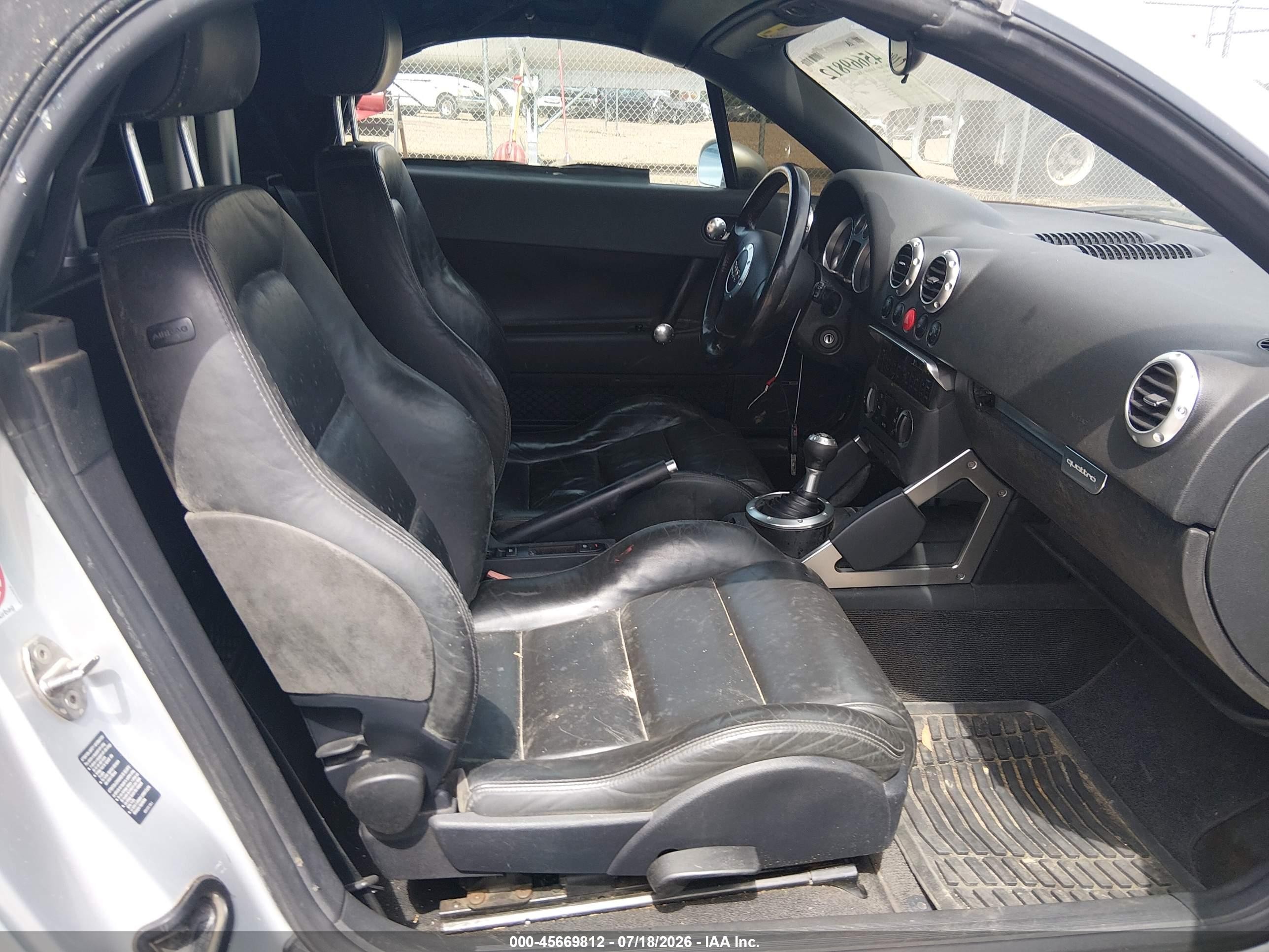 2001 Audi Tt   Gray vin: TRUUT28N211047780
