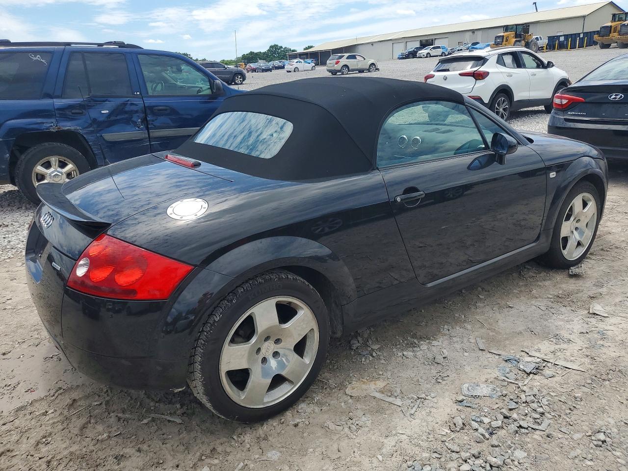 2001 Audi Tt Quattro Black vin: TRUUT28N311042832