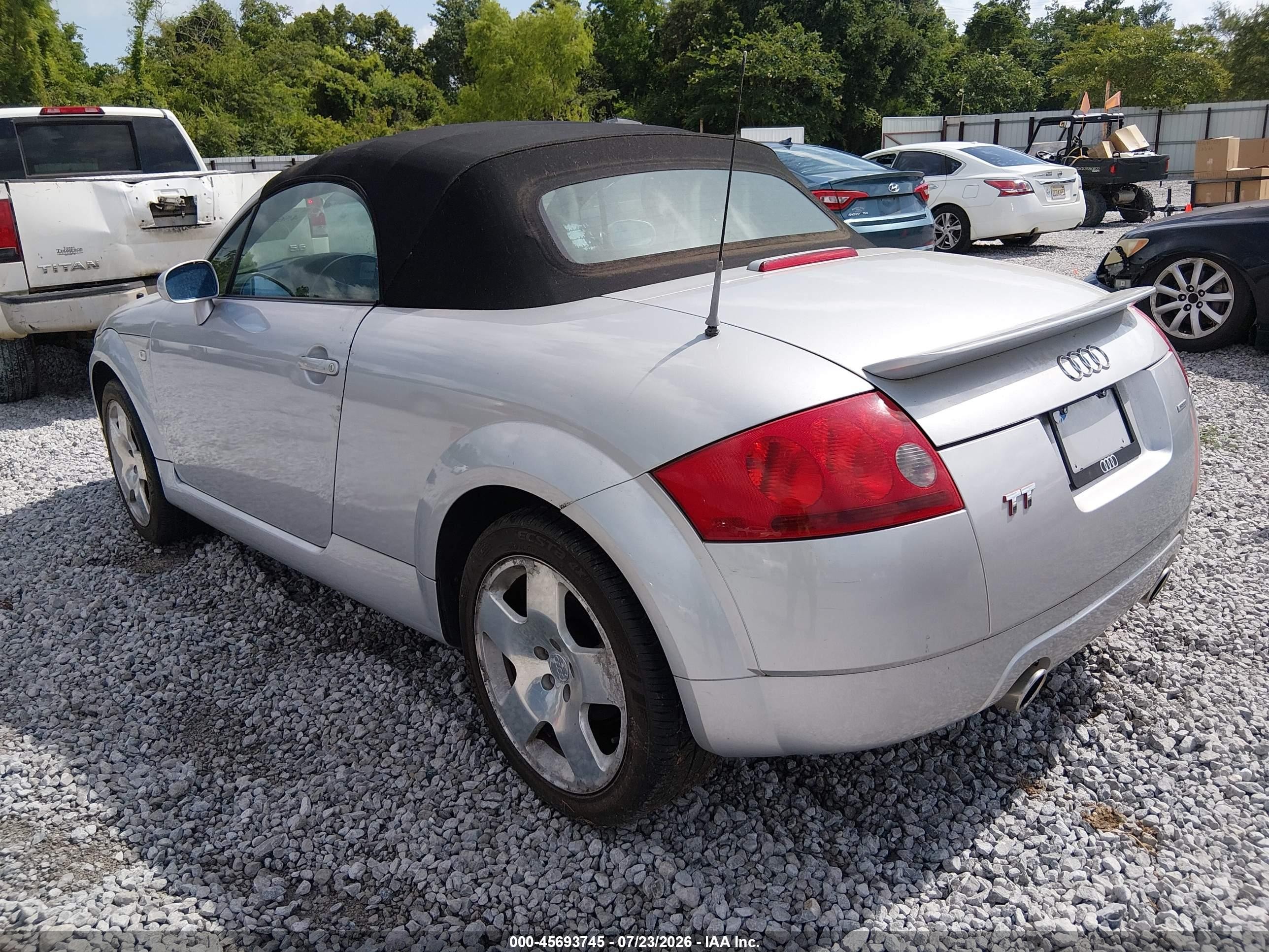 2001 Audi Tt   Silver vin: TRUUT28N611045501