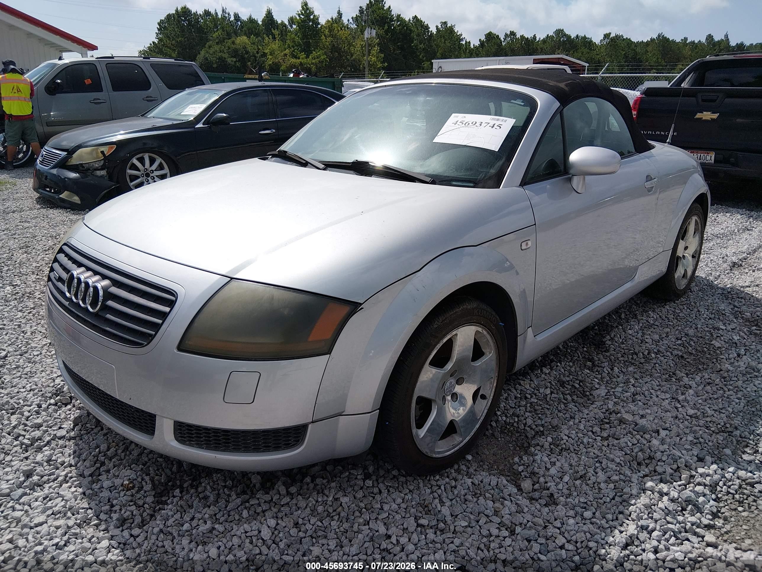2001 Audi Tt   Silver vin: TRUUT28N611045501