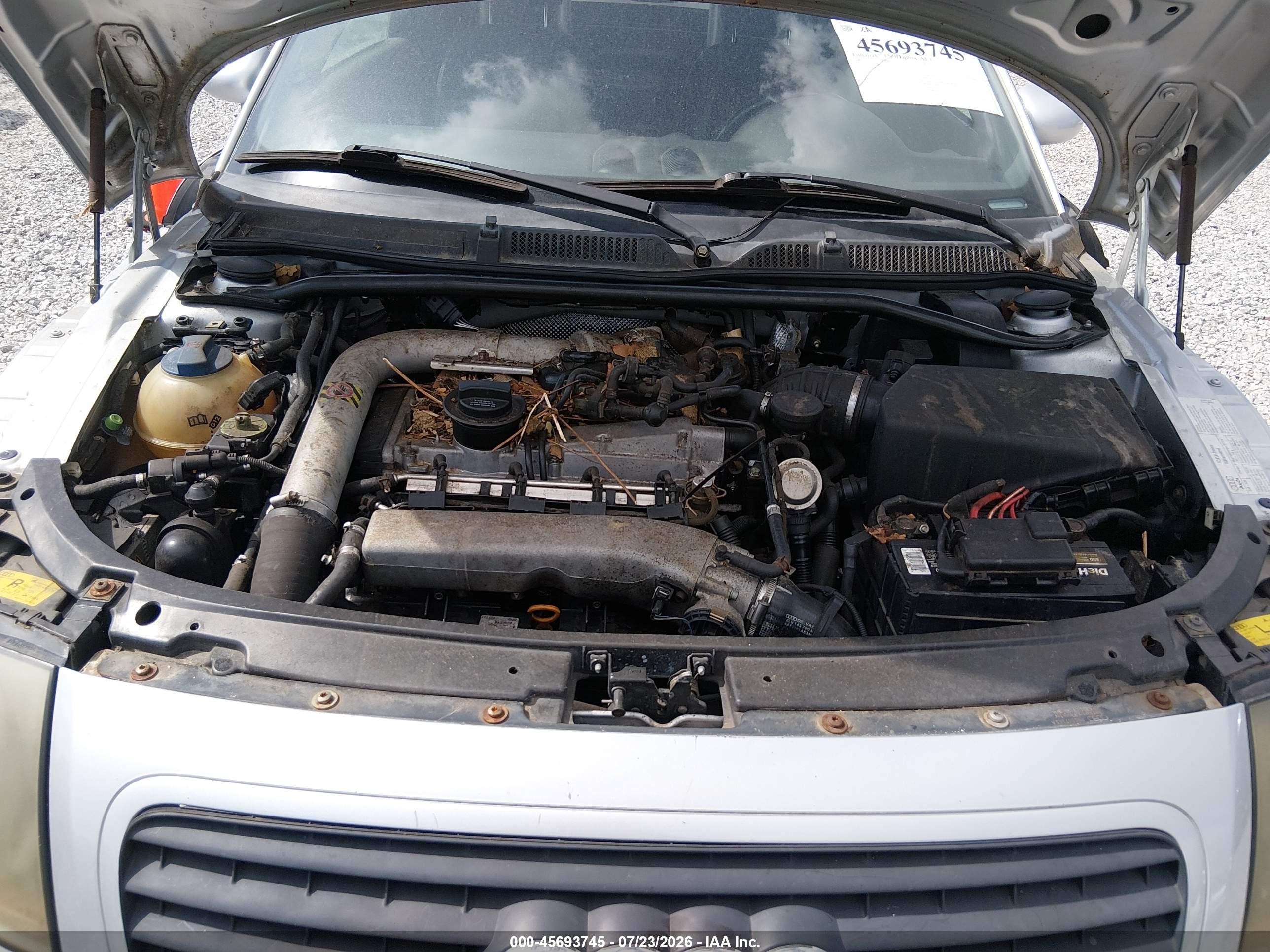 2001 Audi Tt   Silver vin: TRUUT28N611045501